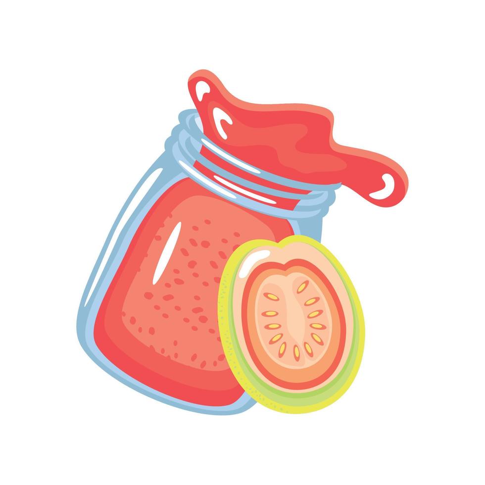 tropical fruit juice vector