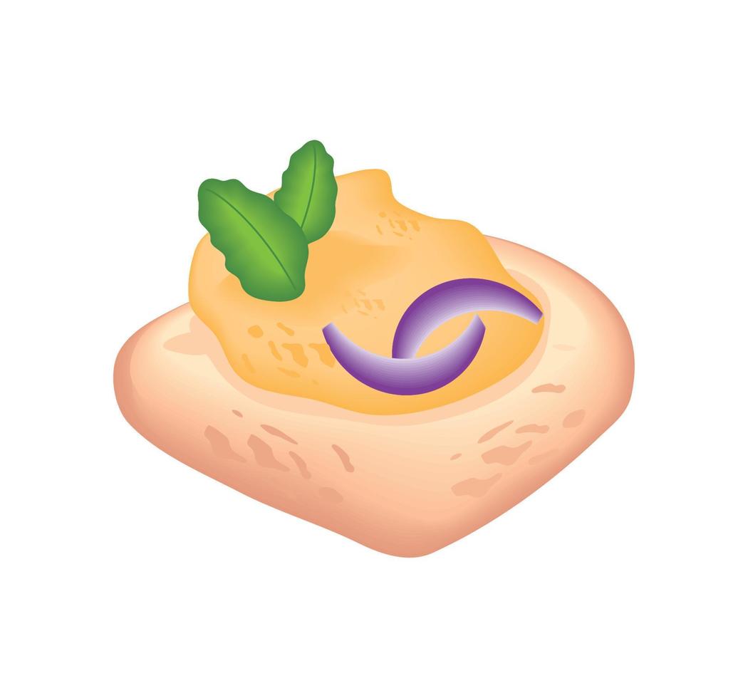 appetizer flat icon vector
