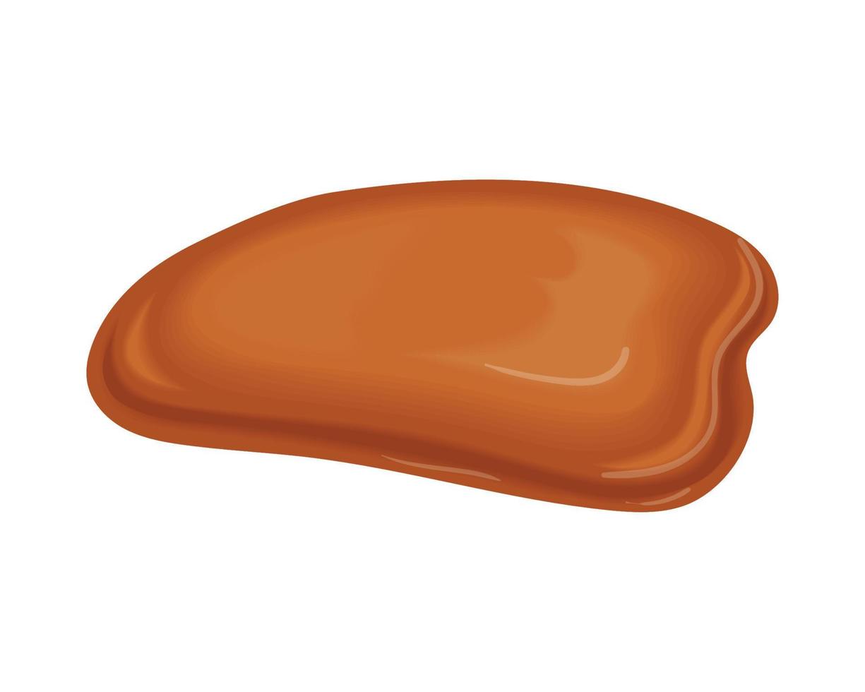sweet caramel icon vector
