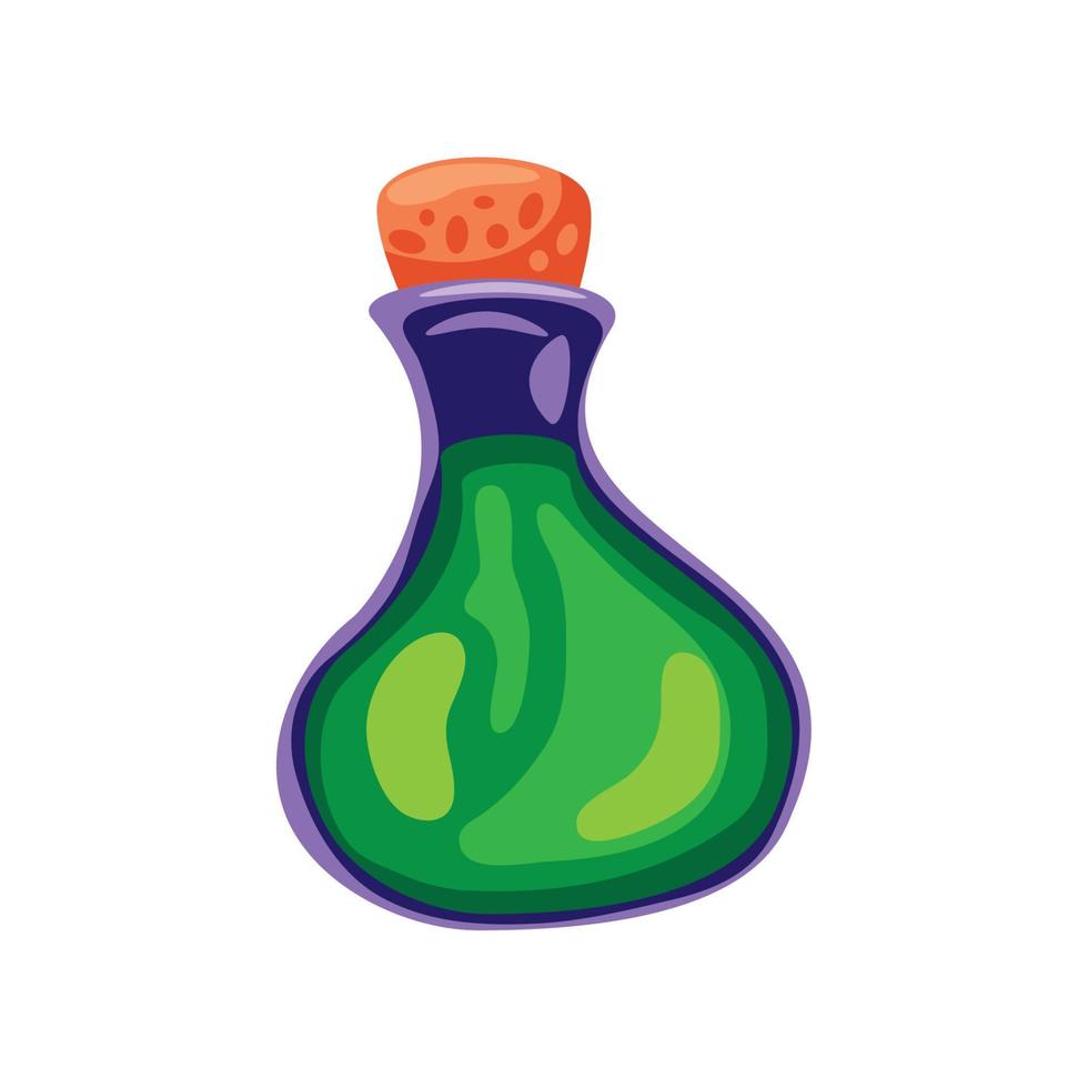 elixir bottle icon vector