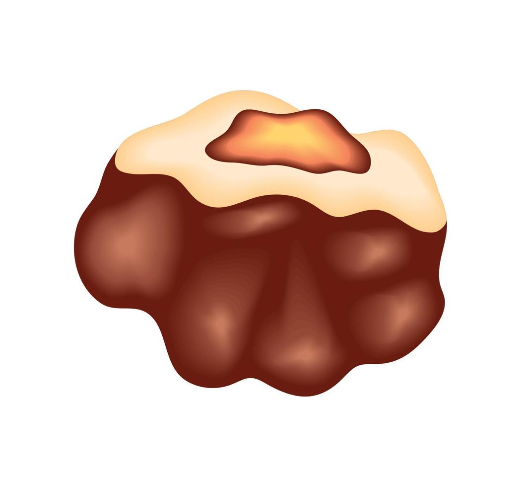 nutmeg isolated icon vector