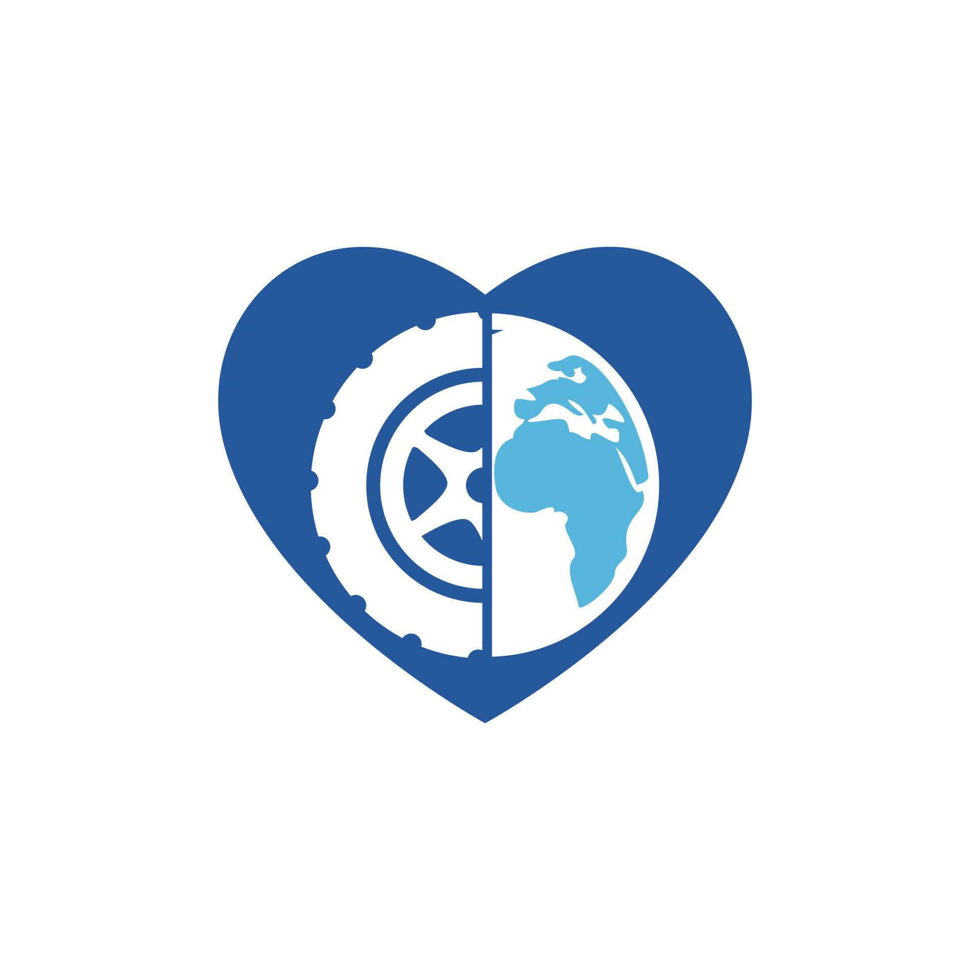 Tire world vector logo template. Vector wheel and logo combination. 11408004 Vector Art