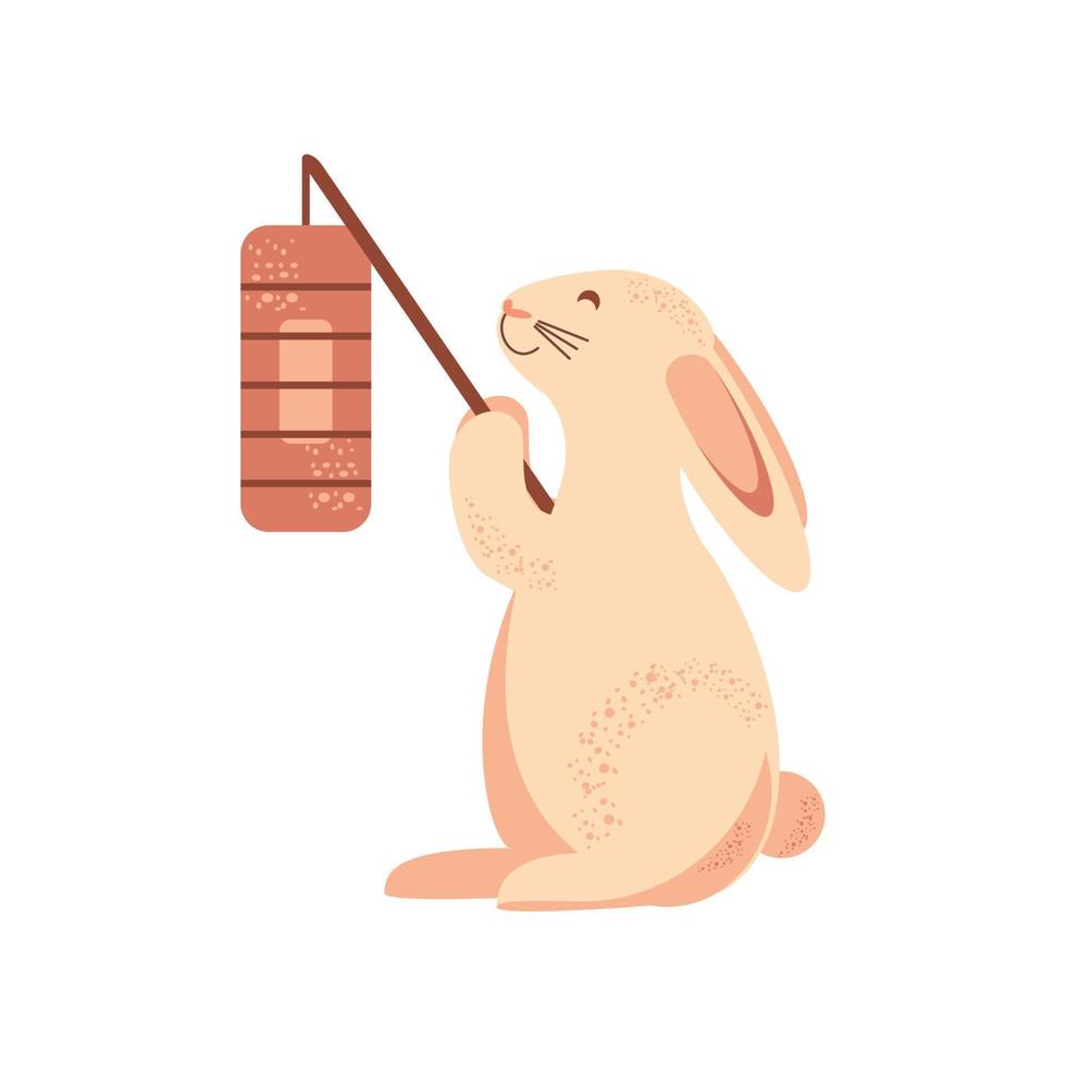 mid autumn festival, rabbit vector