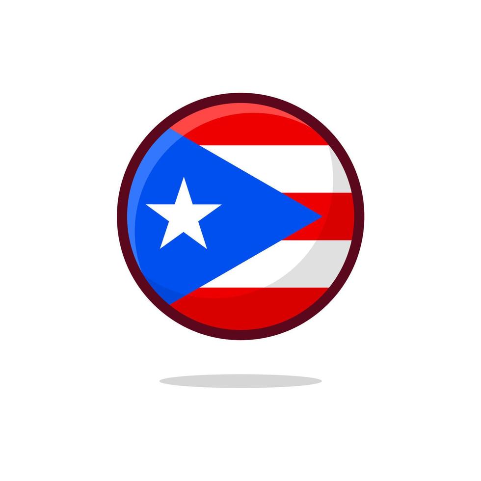 Puerto Rico Flag Icon vector
