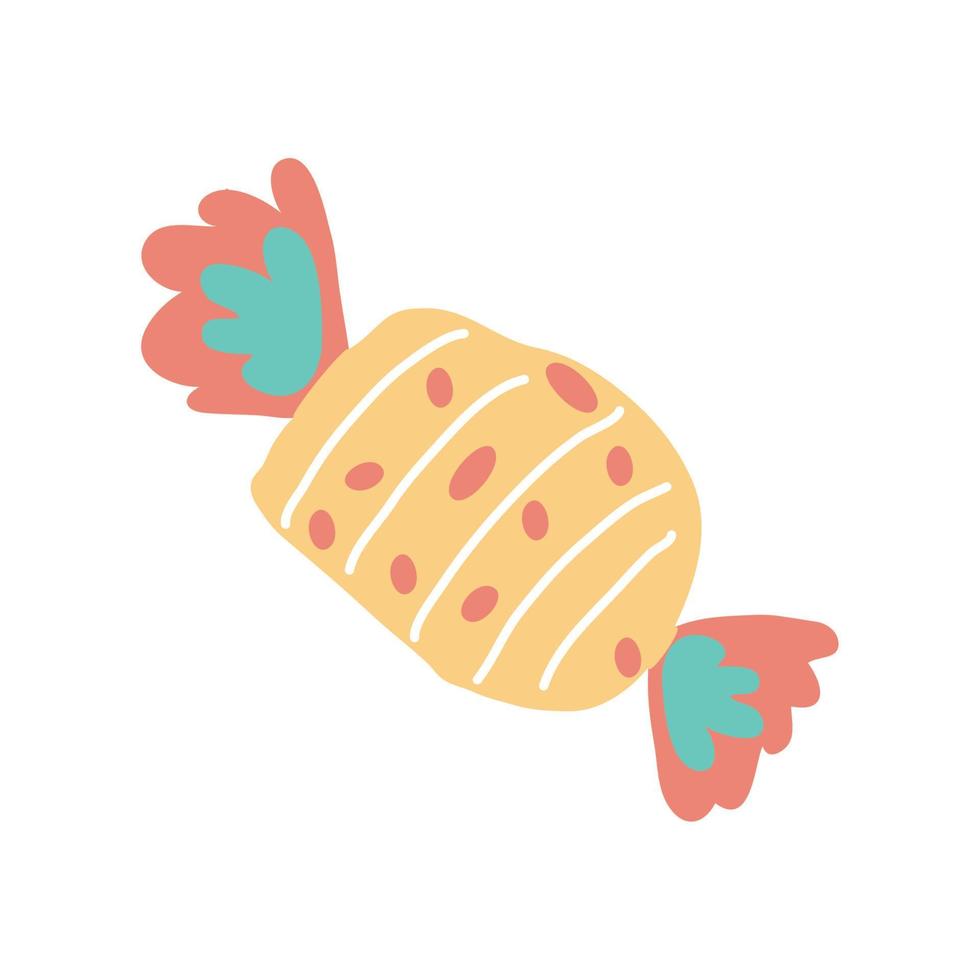wrapped candy icon vector