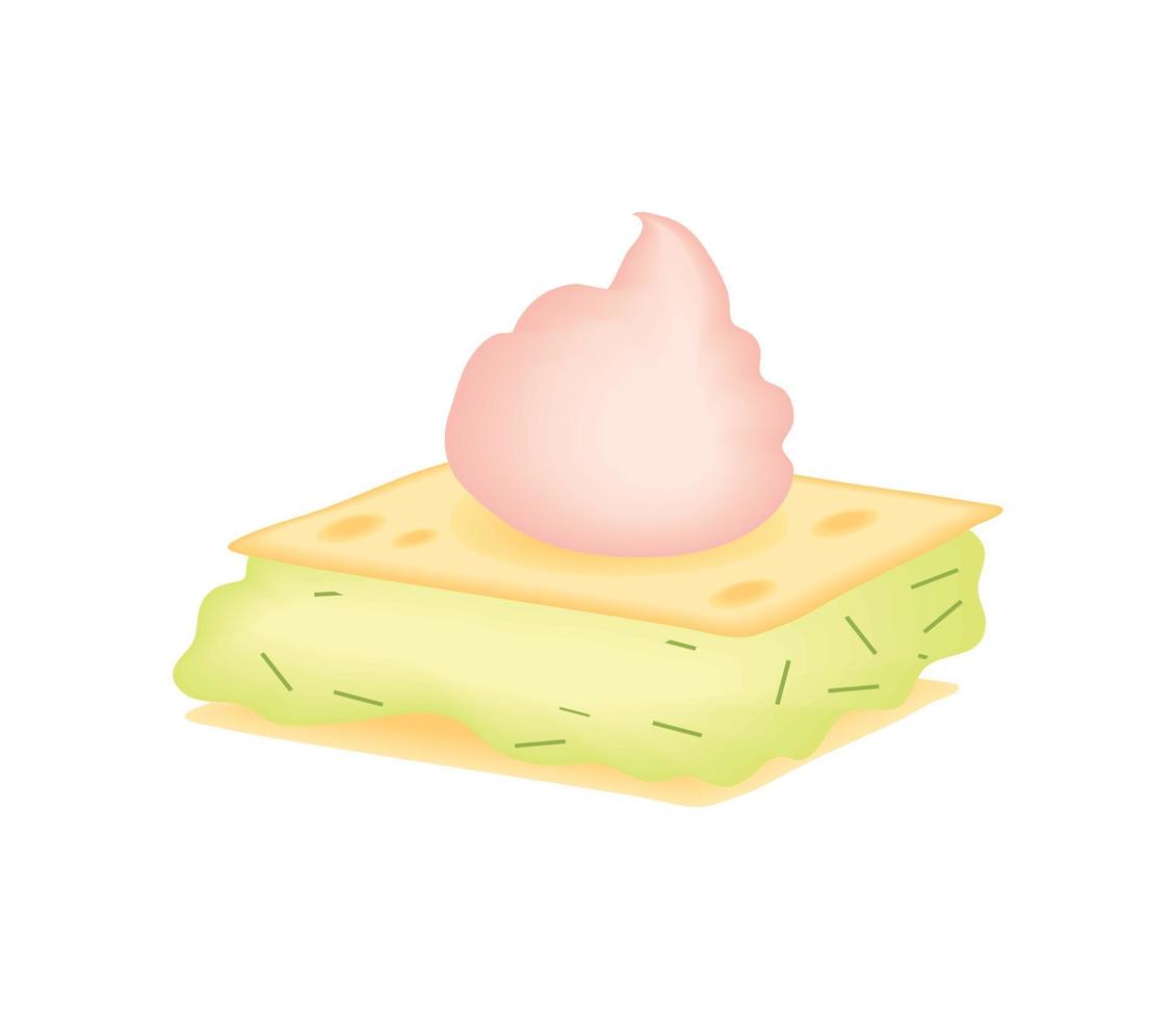 small appetizer food vector