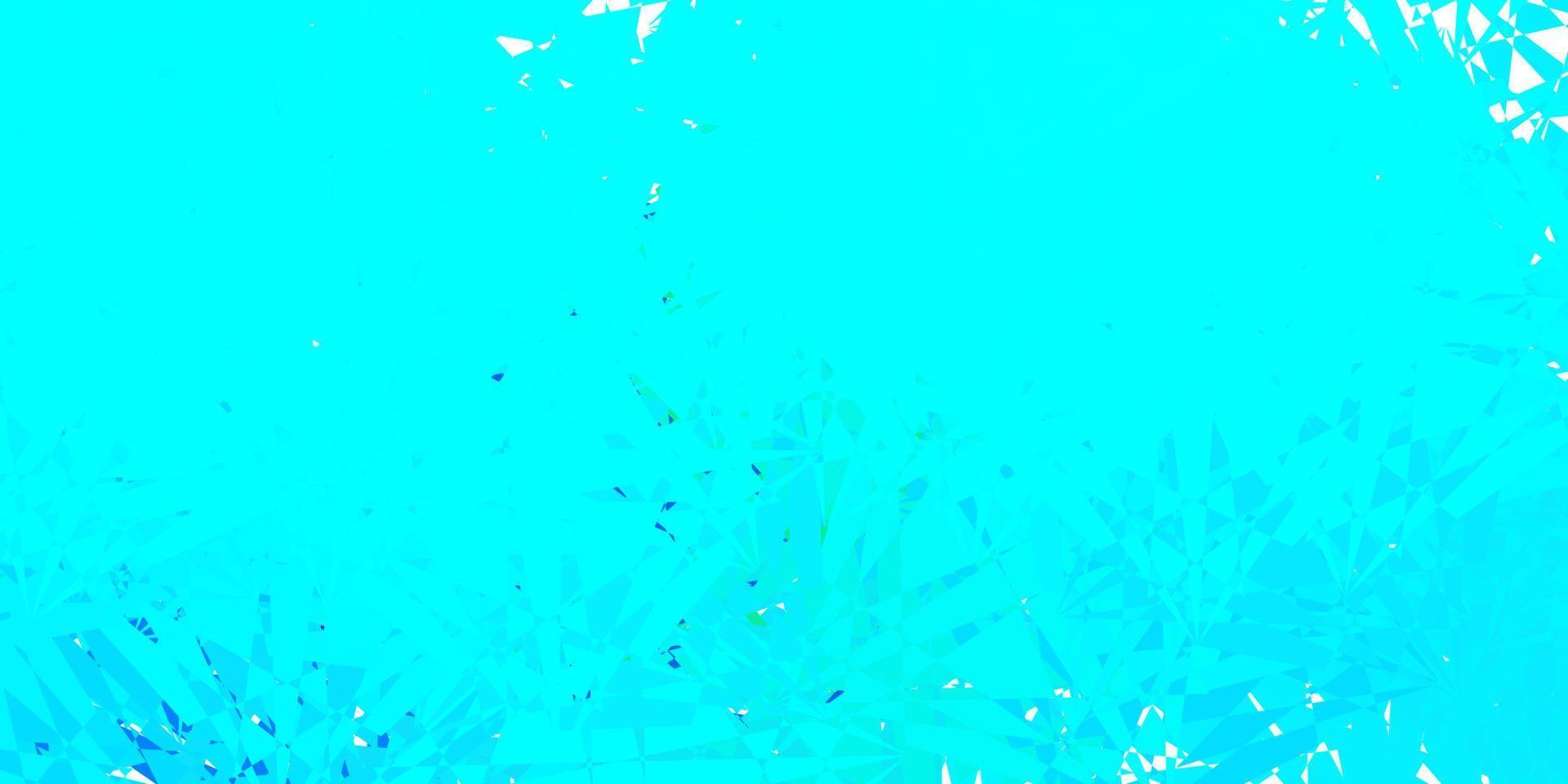 Light Blue, Green vector texture with random triangles.