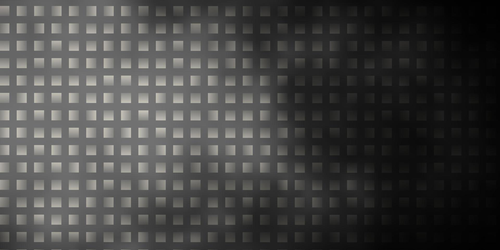 Dark Gray vector template with rectangles.