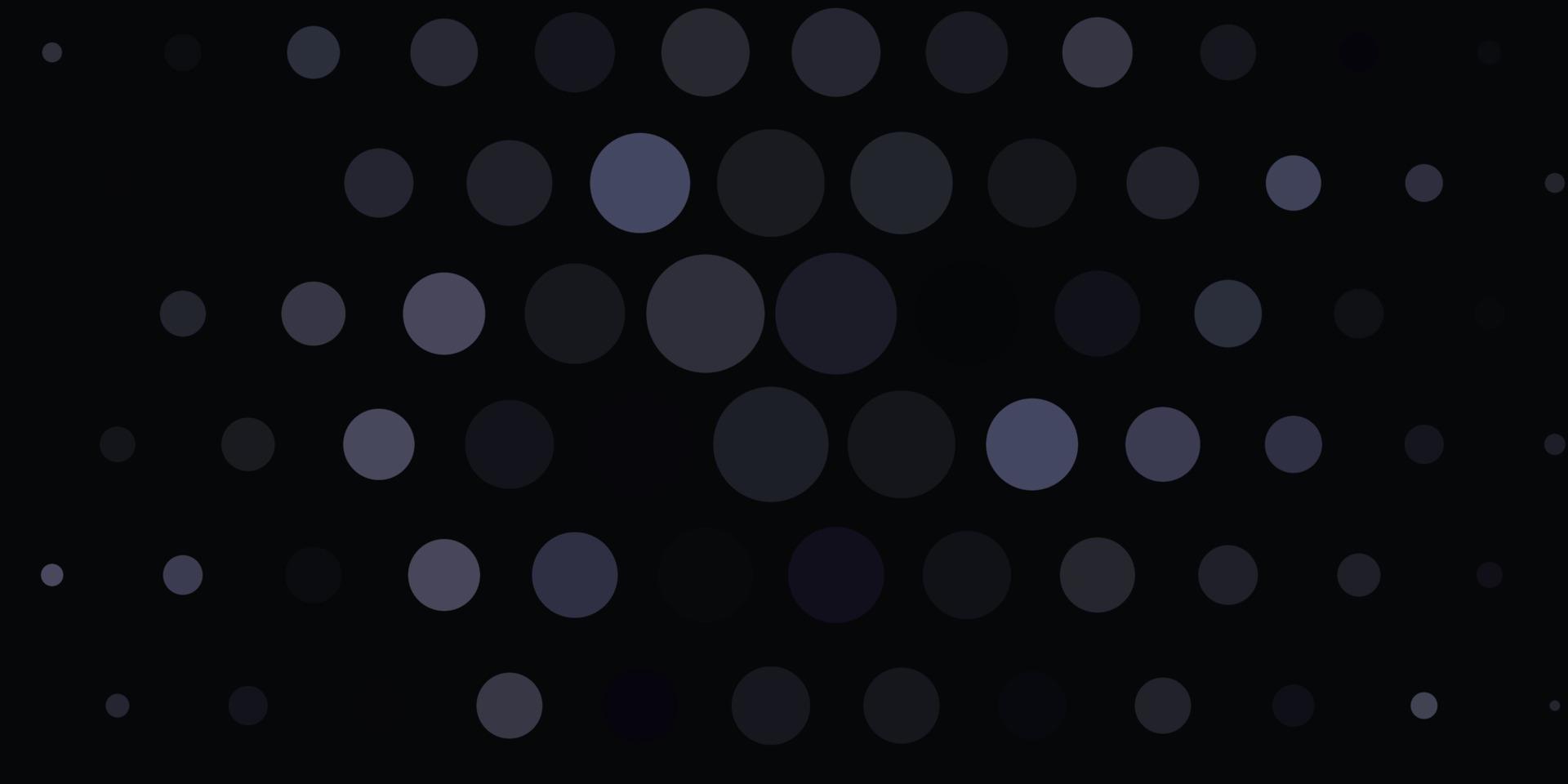 patrón de vector gris claro con esferas.