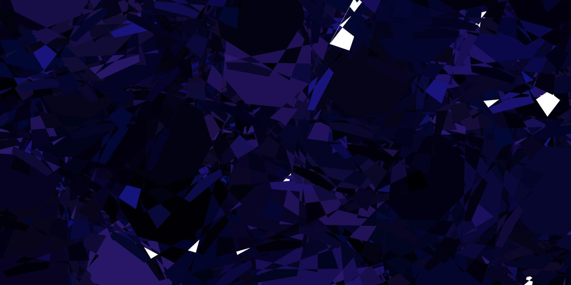 patrón de vector púrpura claro con formas poligonales.