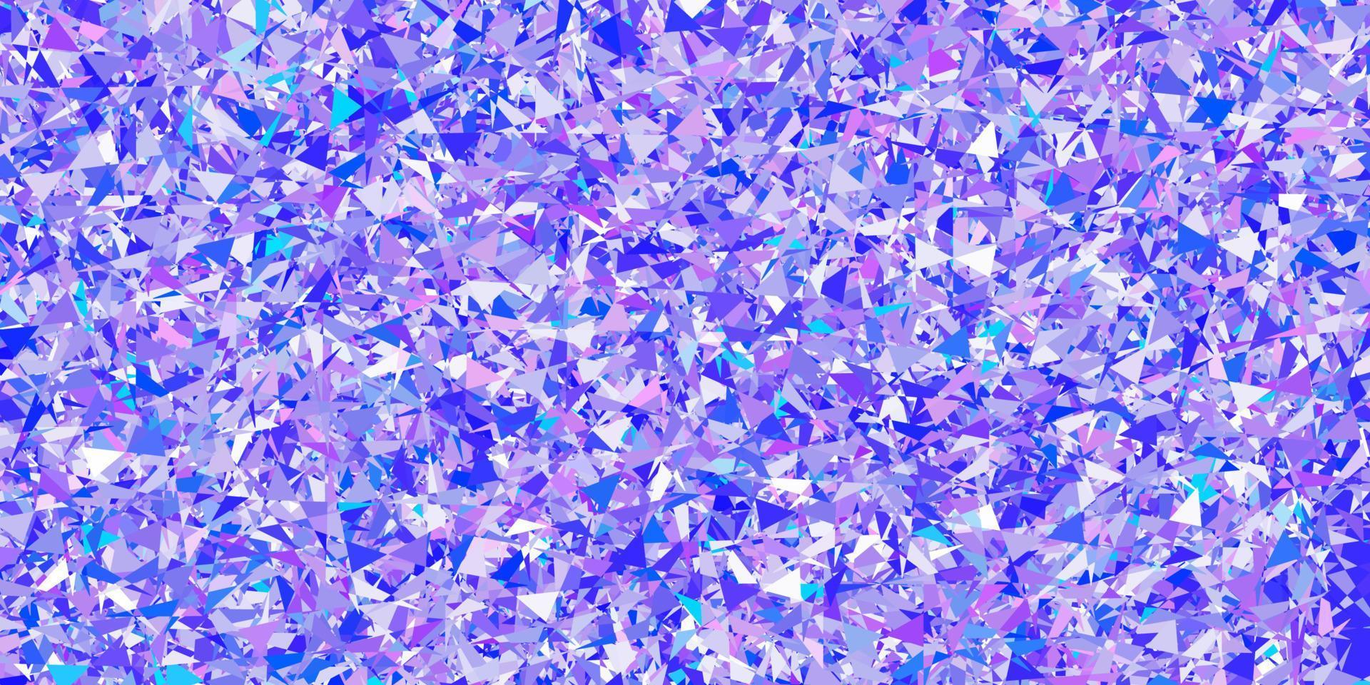 Light purple vector pattern with polygonal shapes.