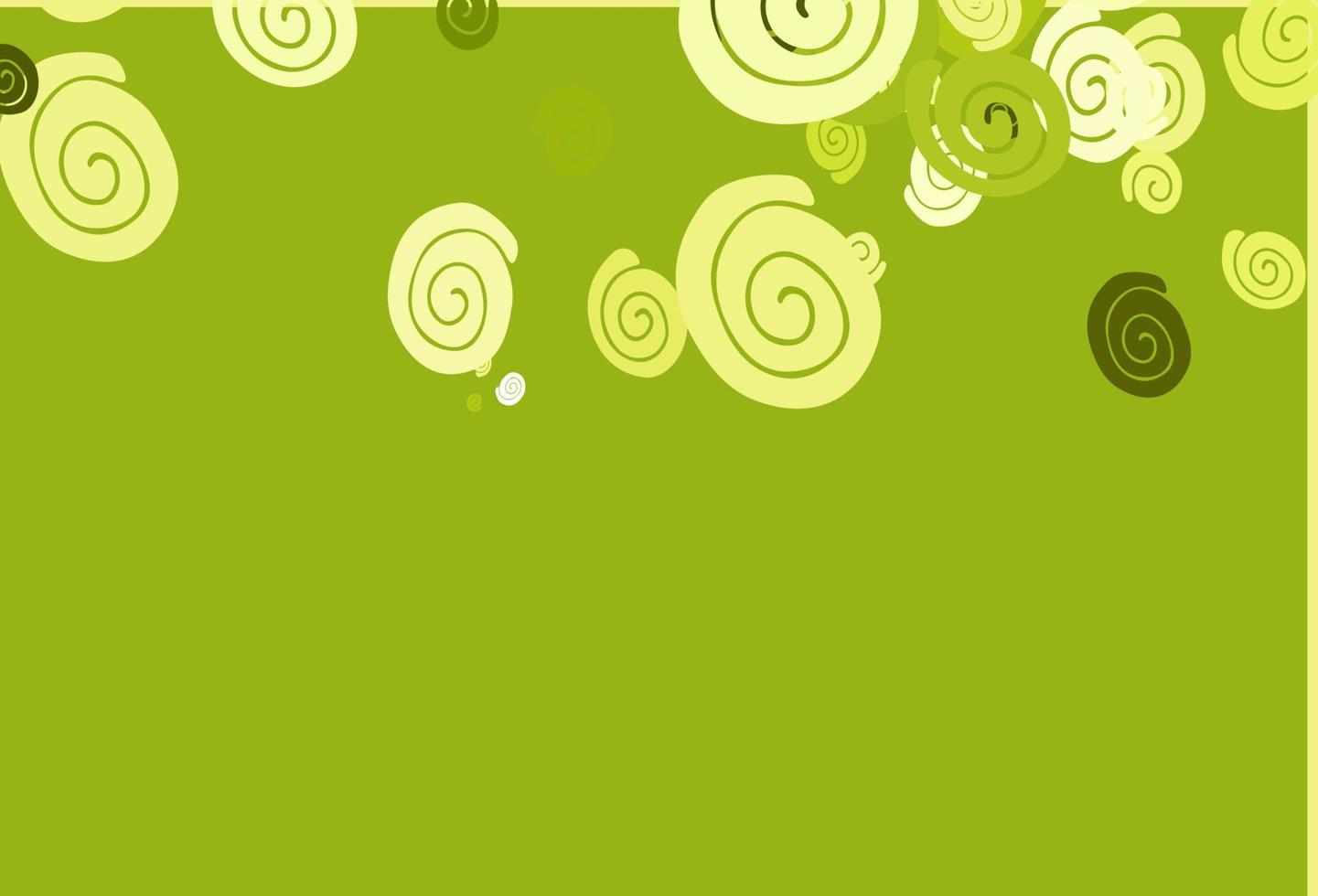 Light Green, Yellow vector background with bent ribbons.
