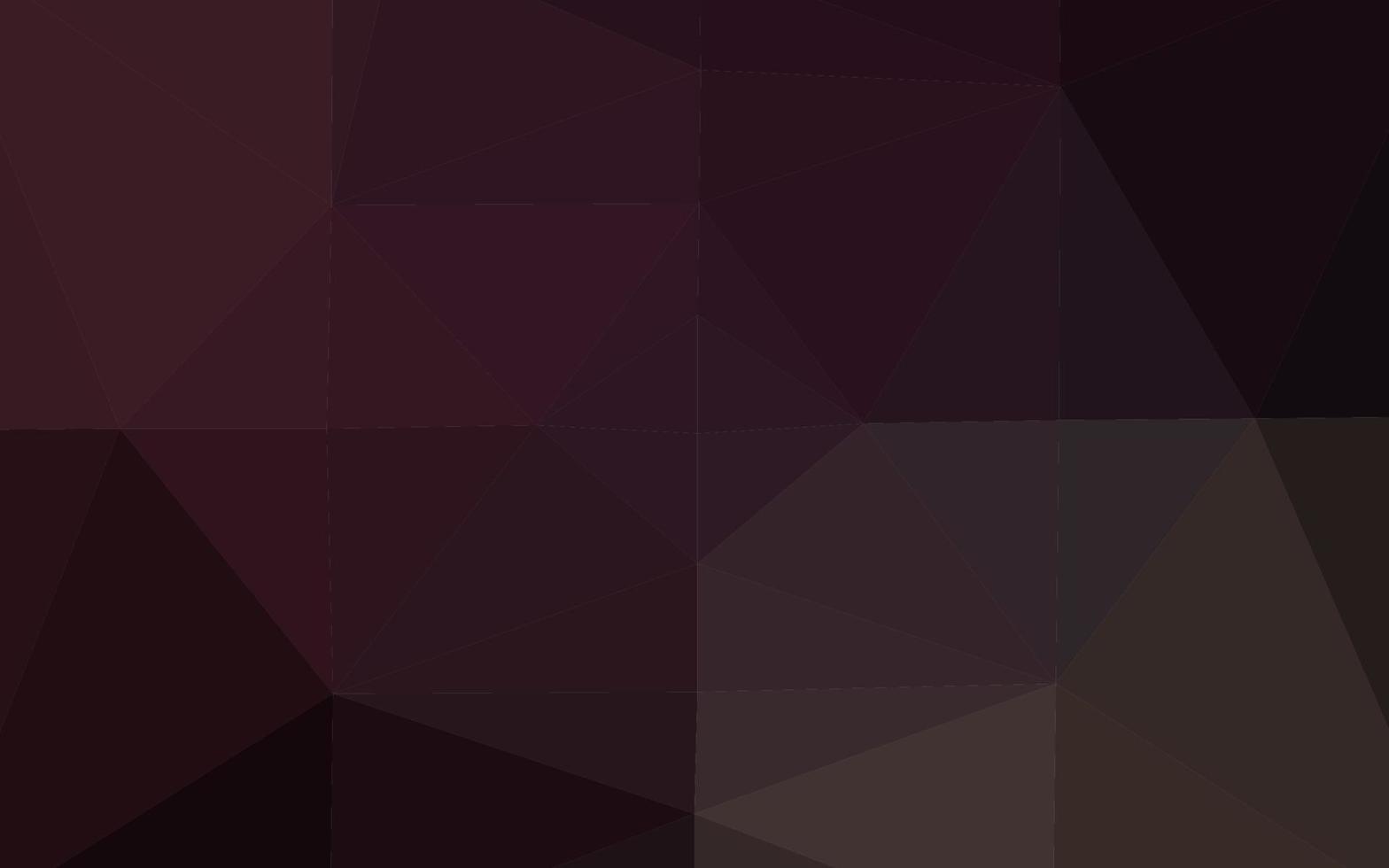 Dark Black vector abstract polygonal layout.