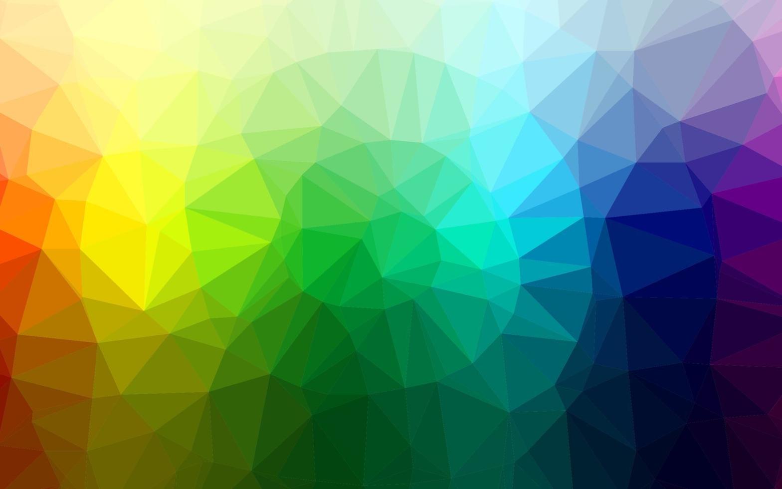 Dark Multicolor, Rainbow vector low poly layout.