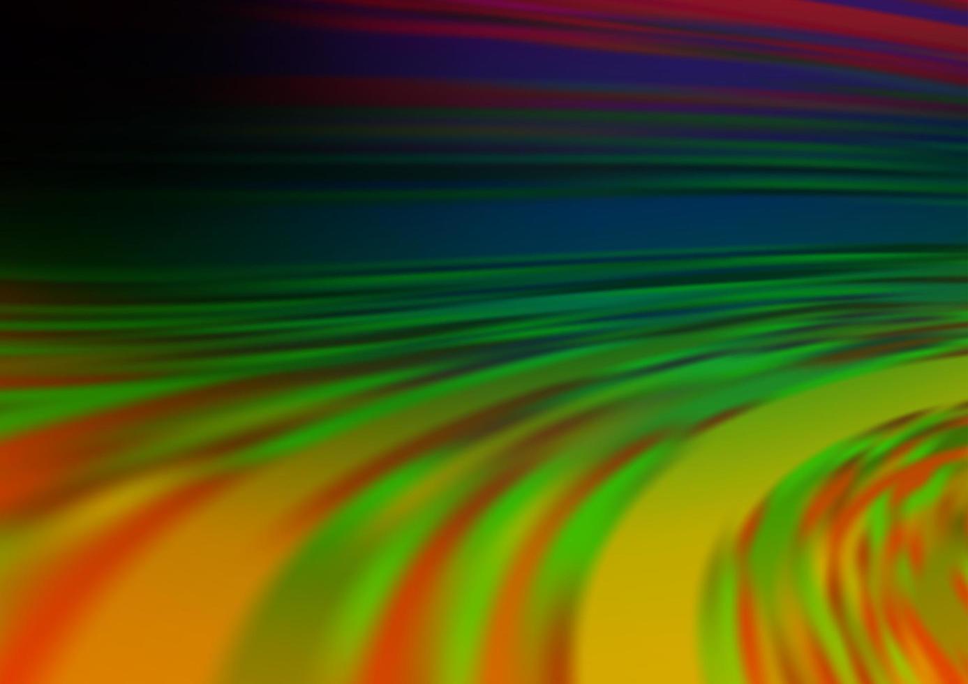 Dark Multicolor, Rainbow vector blur pattern.
