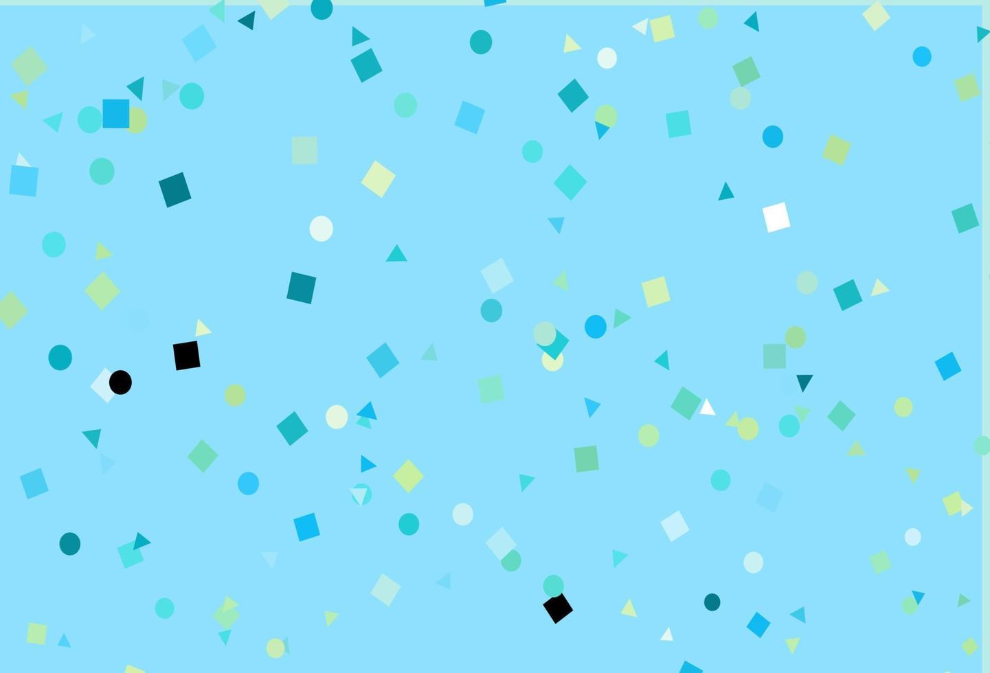 Light Blue, Yellow vector layout with circles, lines, rectangles.