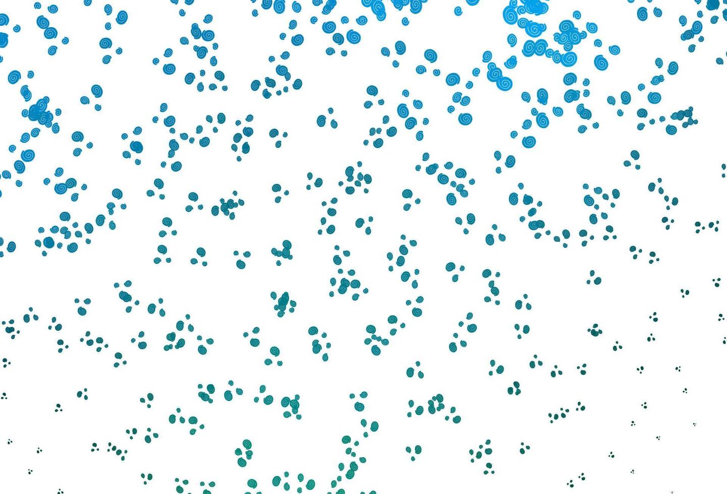 Light Blue, Green vector background with bent lines.