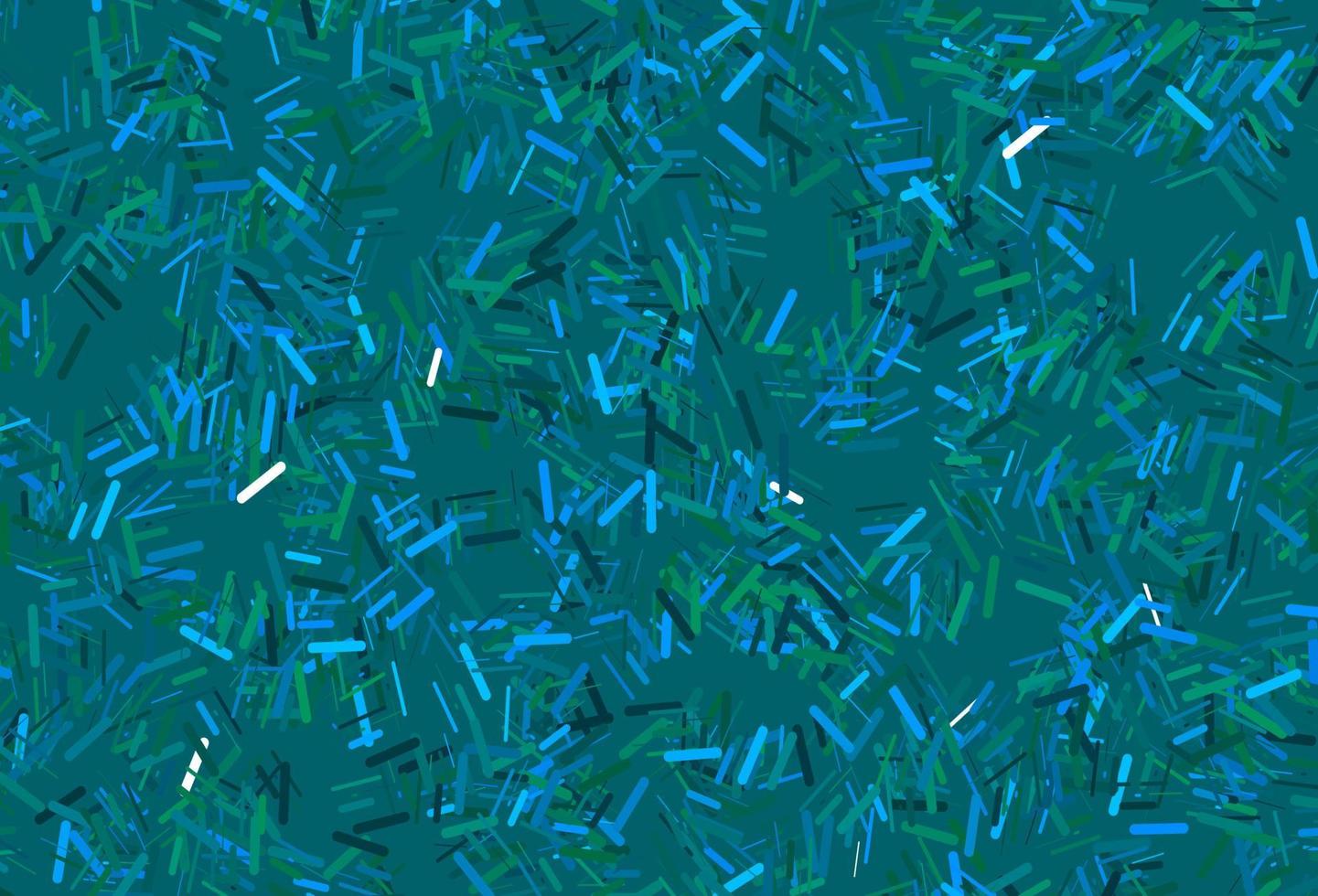 Dark blue, green vector texture with colorful lines.