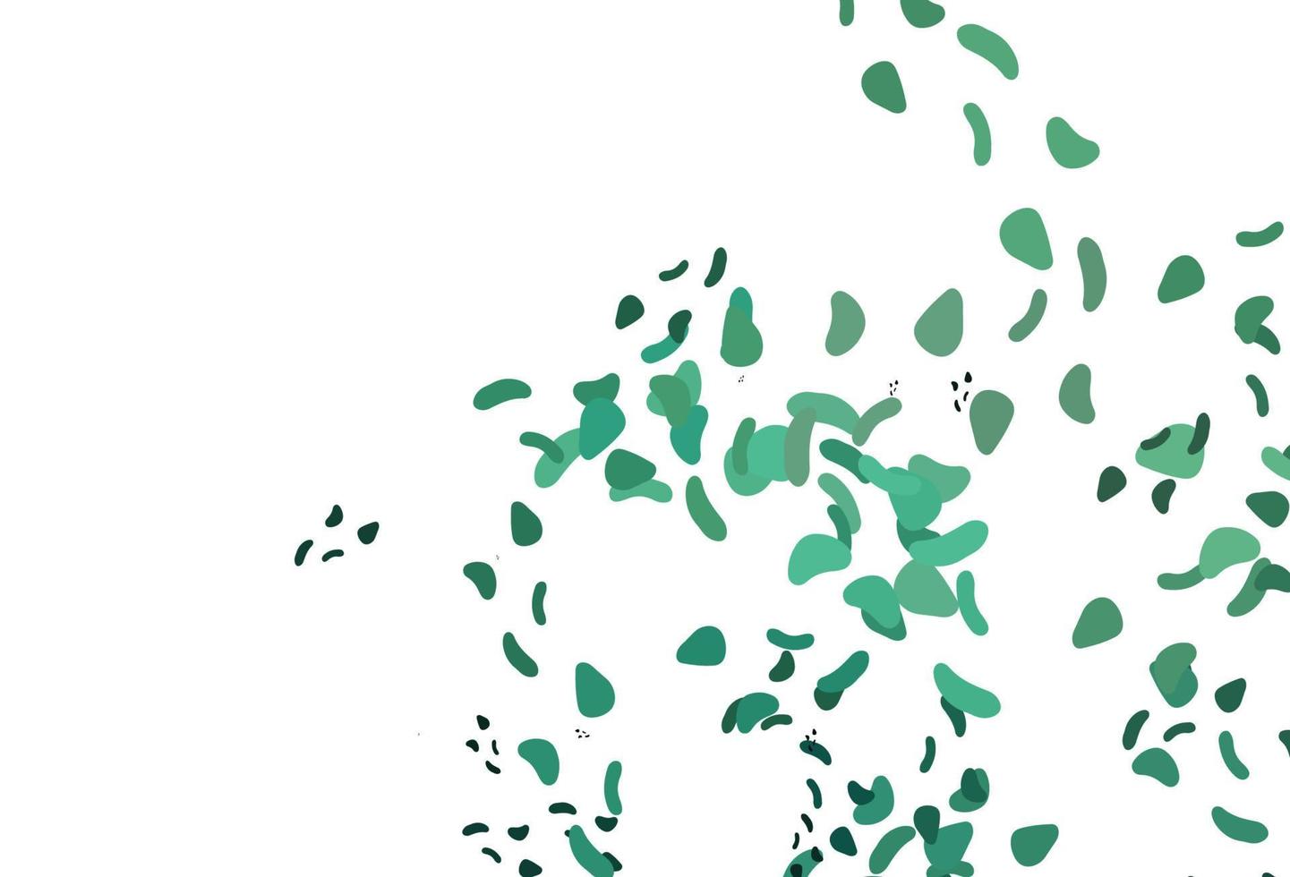Light Green vector texture with random forms.