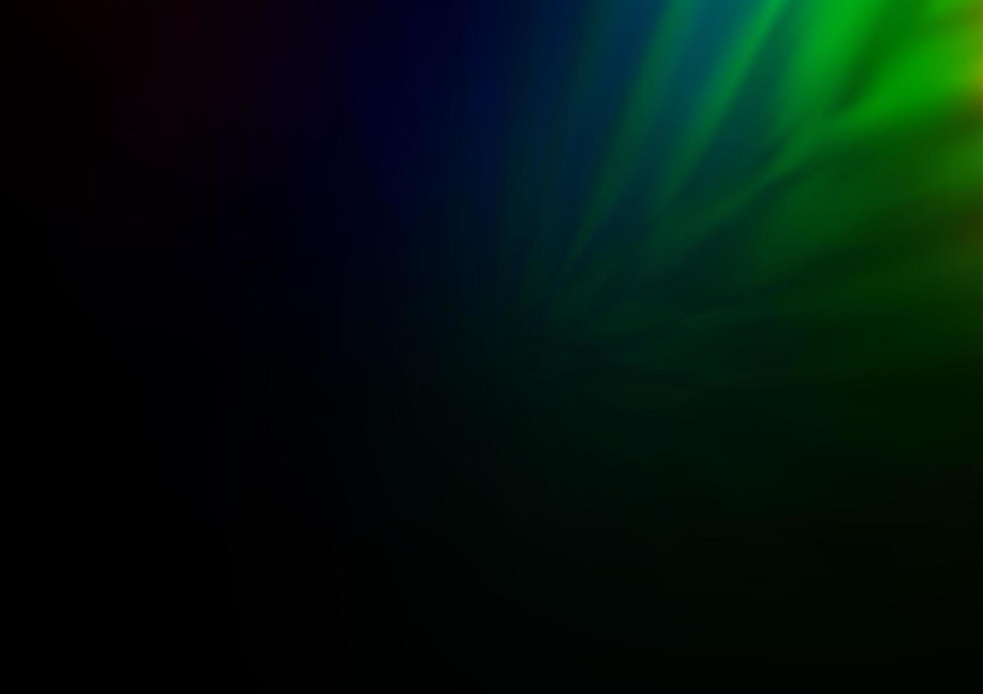 Dark Multicolor, Rainbow vector abstract blurred background.