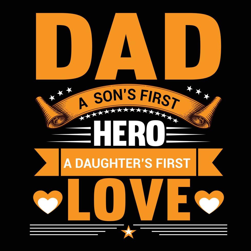 Father's day t-shirt design vector