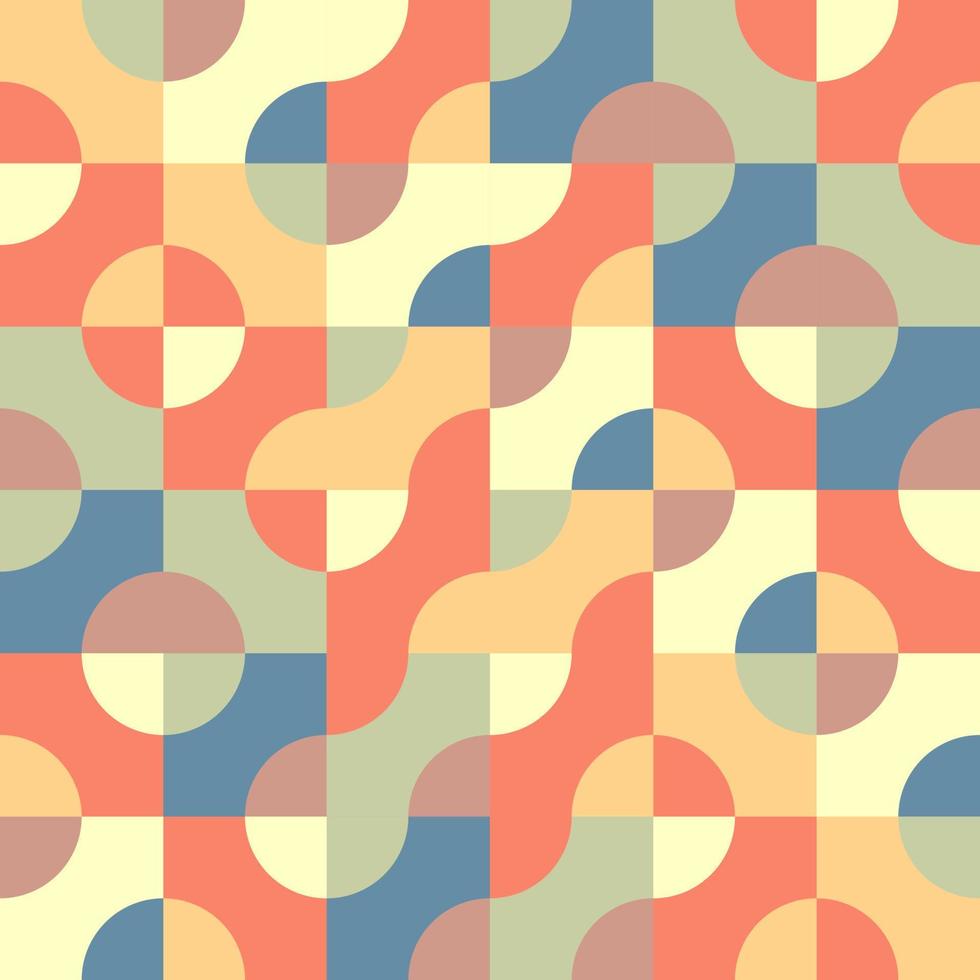 Retro Minimalist Pattern vector
