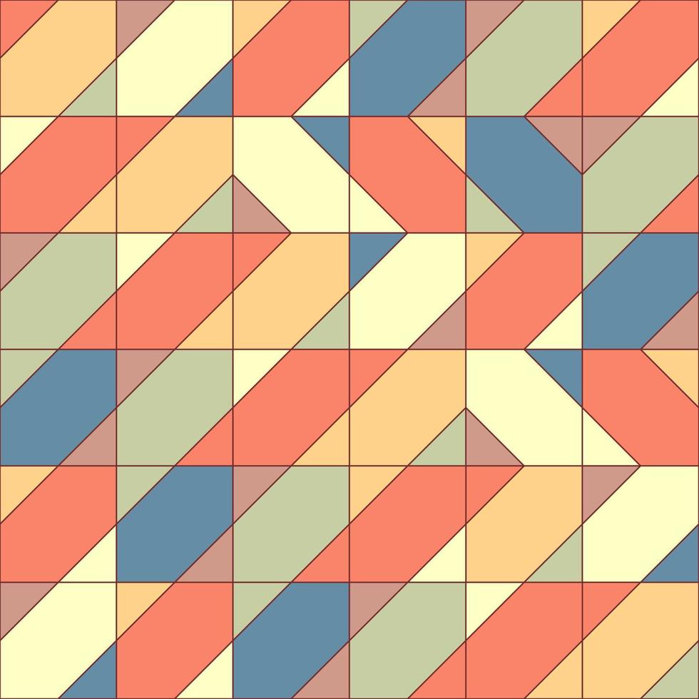 Retro Minimalist Pattern vector