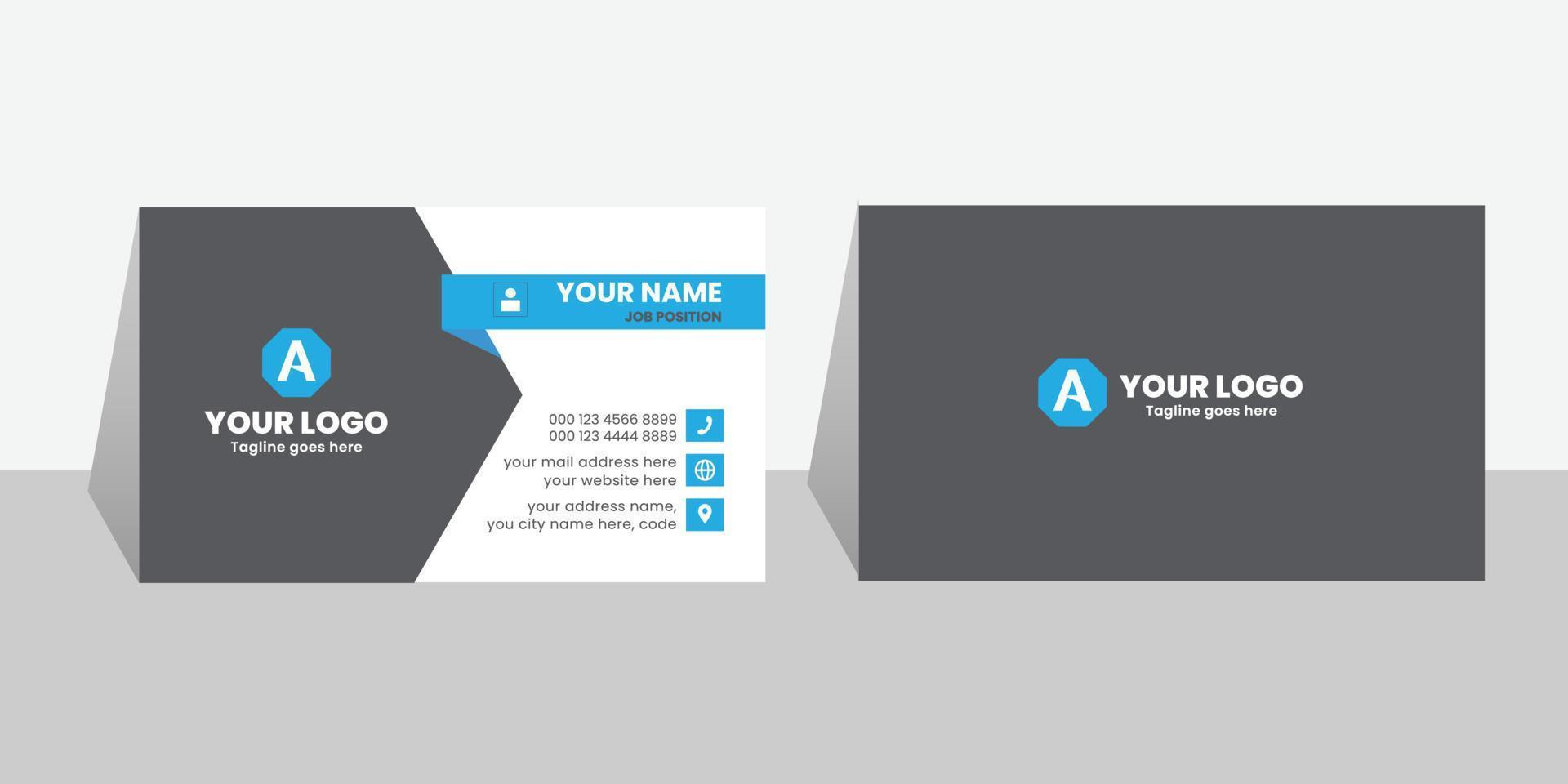 Creative Business Card Design Template vector