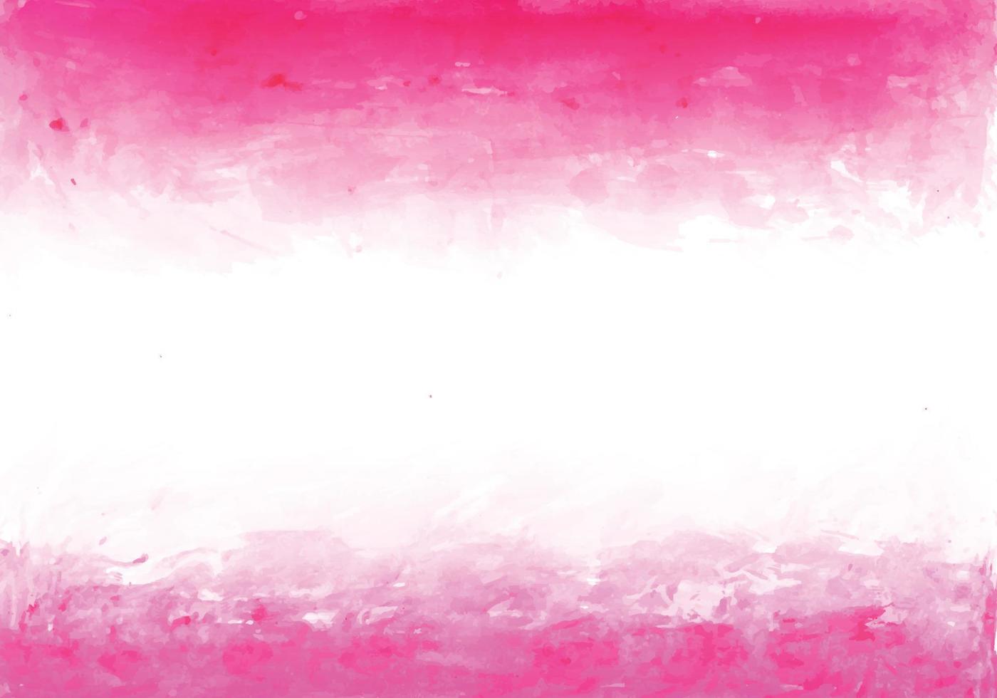 Abstract pink watercolor texture background vector