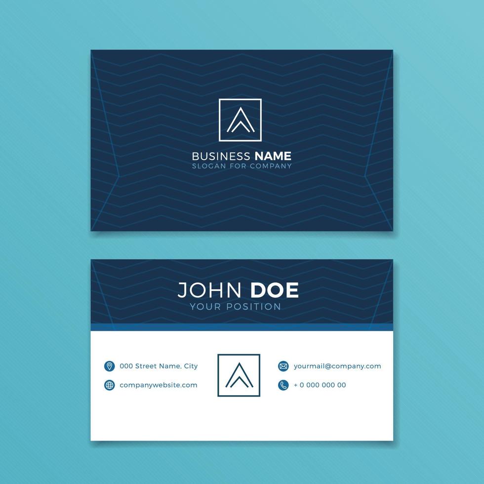 Modern and Clean Business Card Template vector