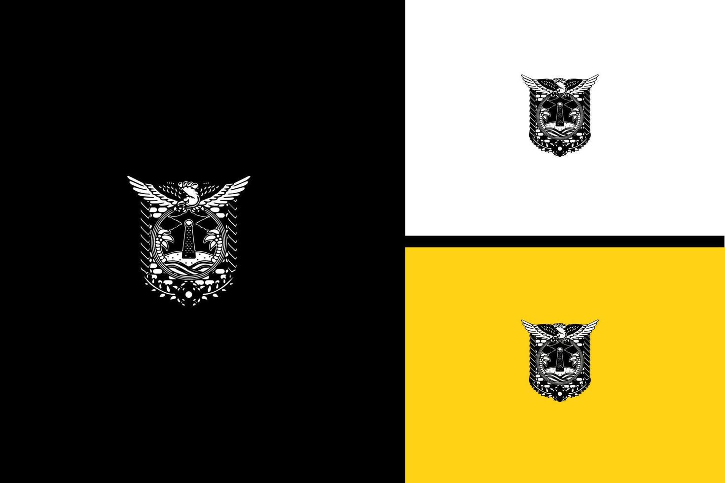 águila y cabeza cráneo vector blanco y negro