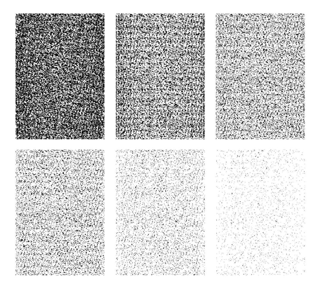 Set of grunge black and white background illustration vector