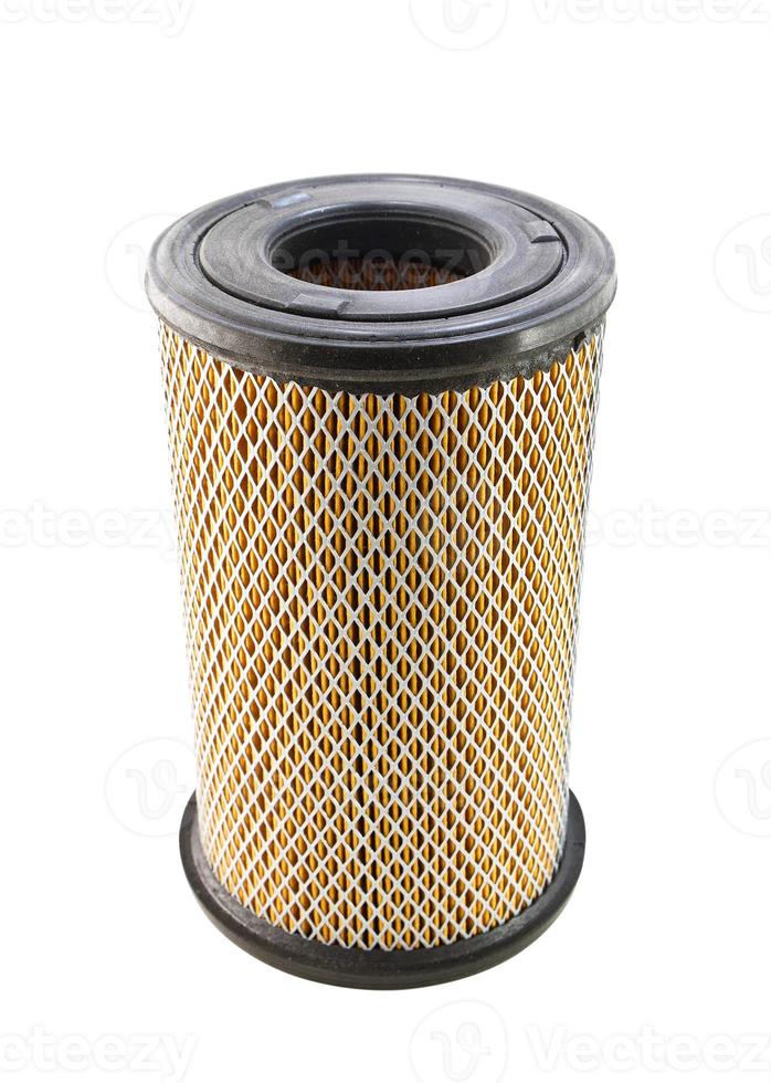 Air filter on white photo