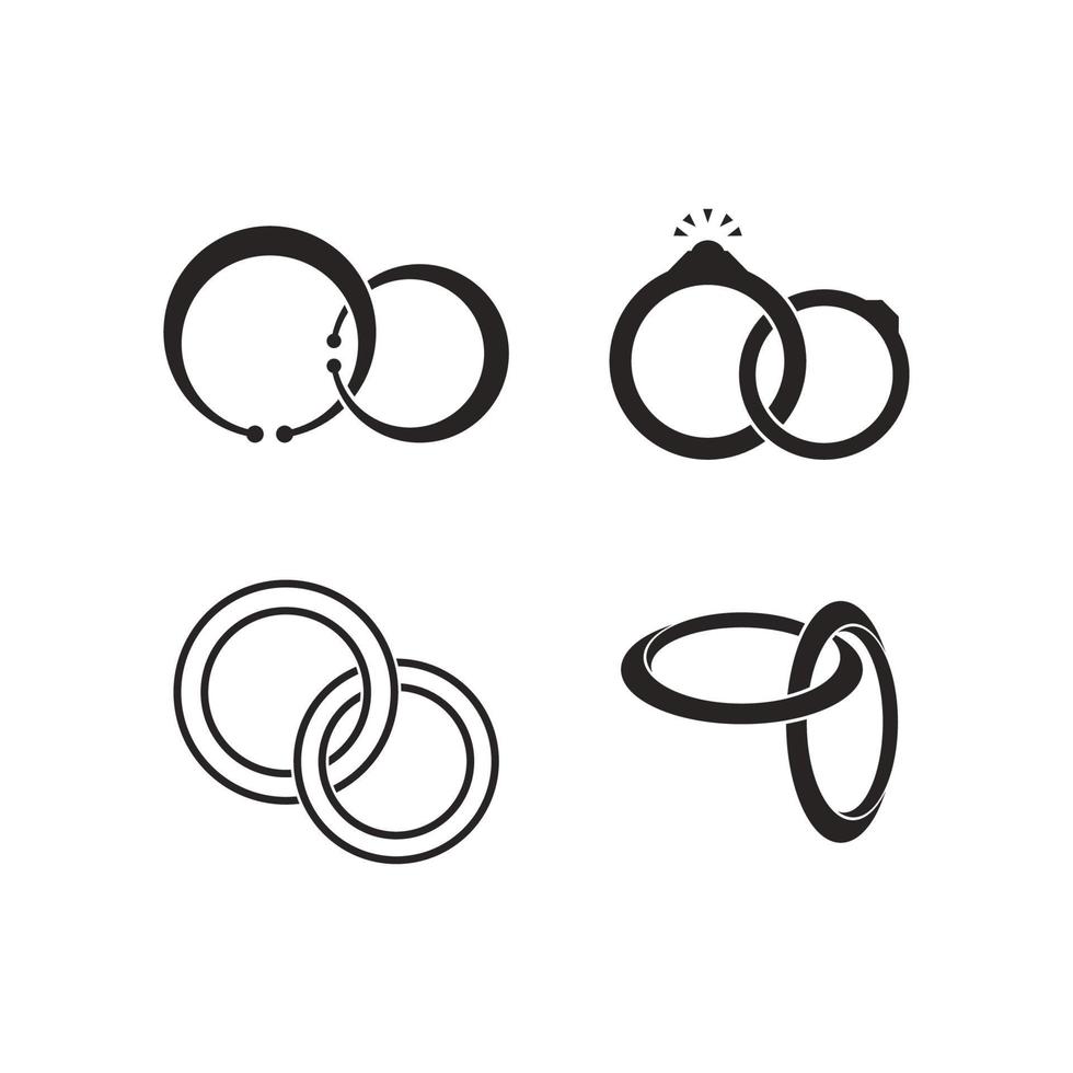 engagement ring icon vector