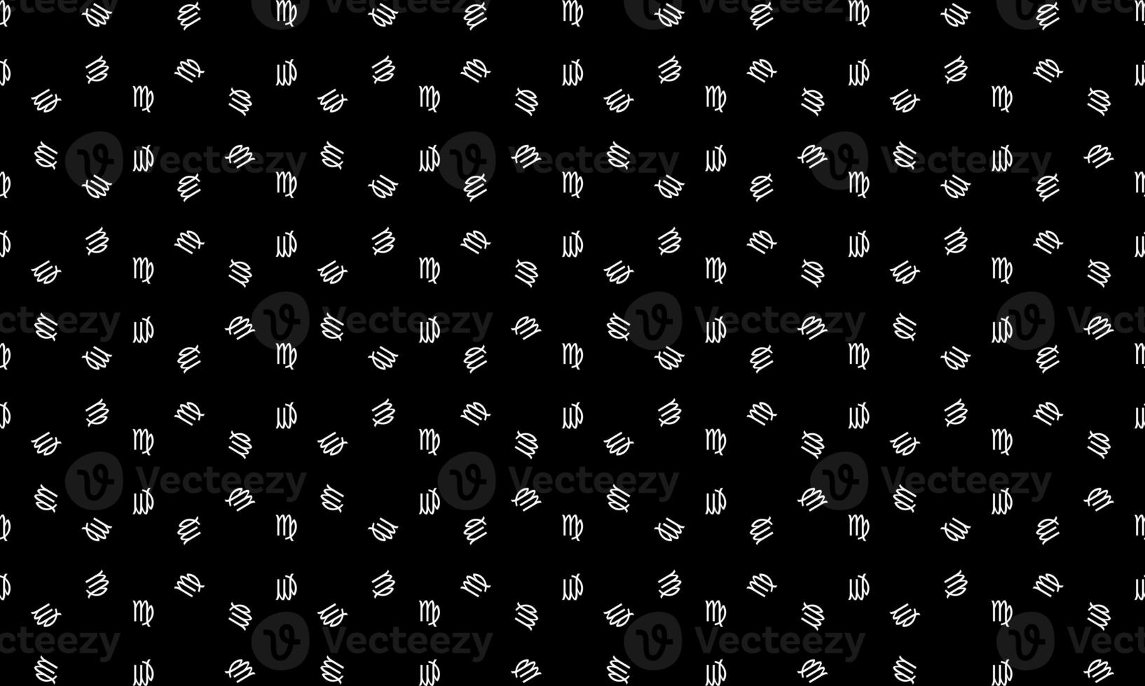 Seamless abstract vector geometric pattern. Light blue alphabet letters on white background. Random layout. Gift wrapping paper. Bed sheets and interior. School and learning theme. photo