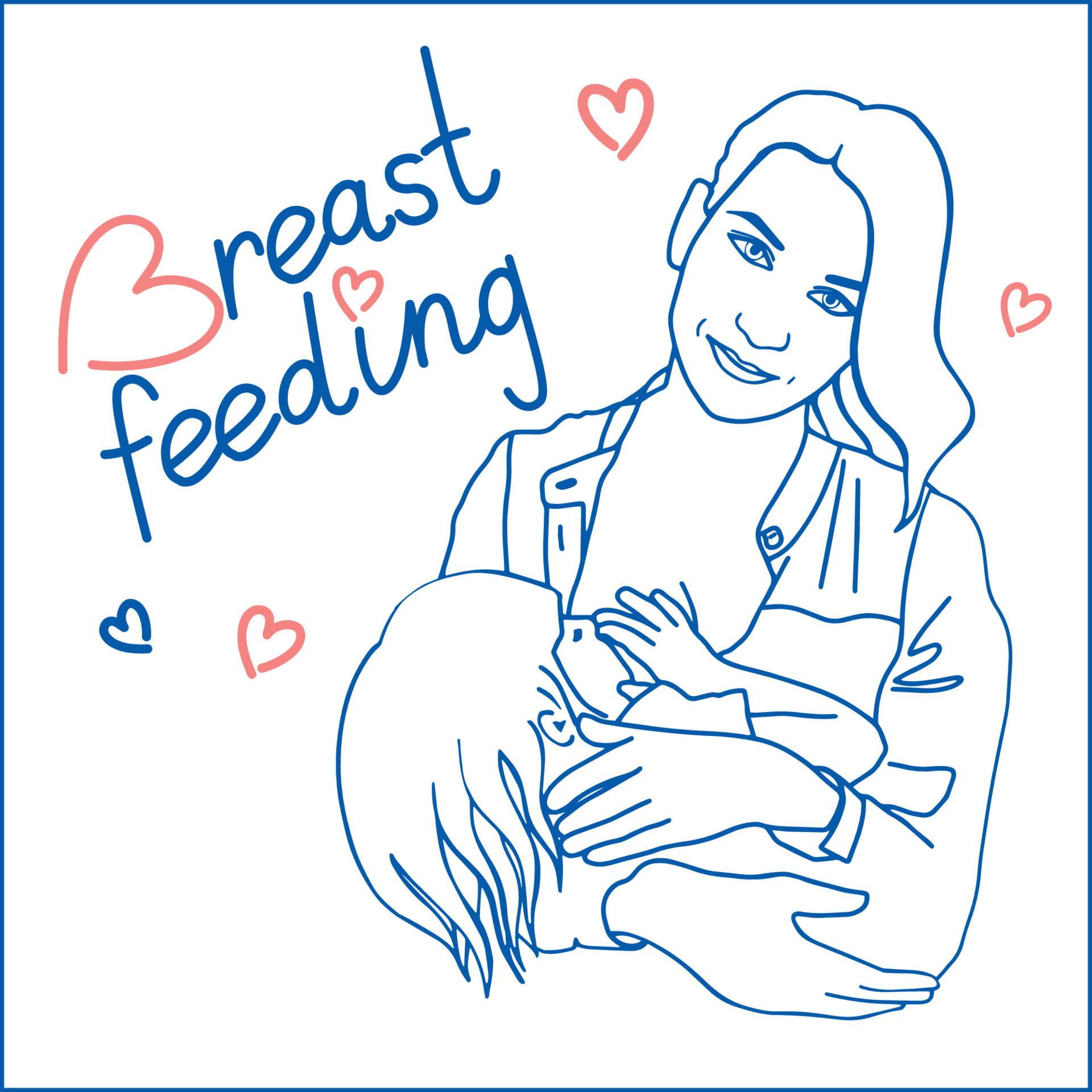 Top 83+ mother feeding baby sketch super hot seven.edu.vn