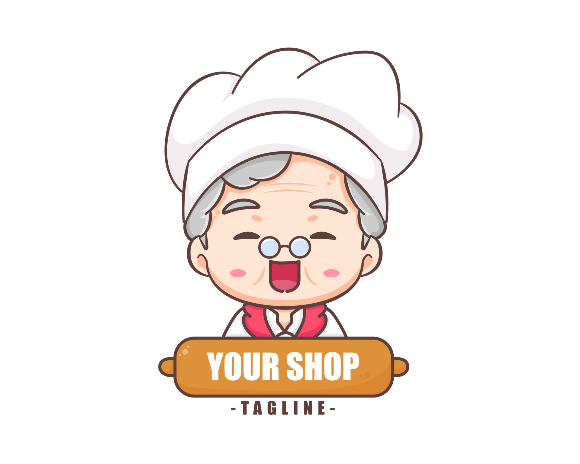 logo - What is the story behind the old popular picture of a cook