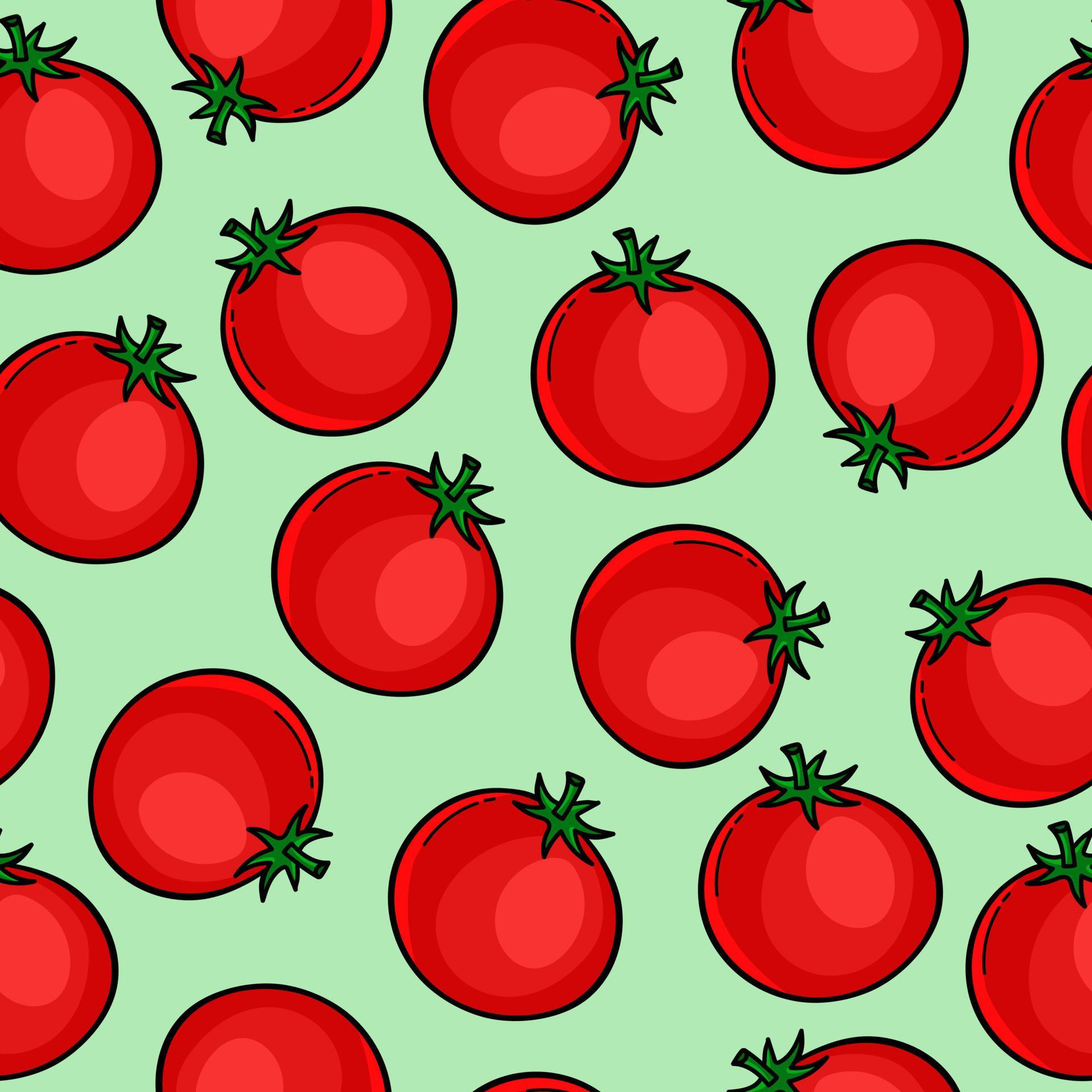 Tomato texture background seamless pattern vector illustration 11414293