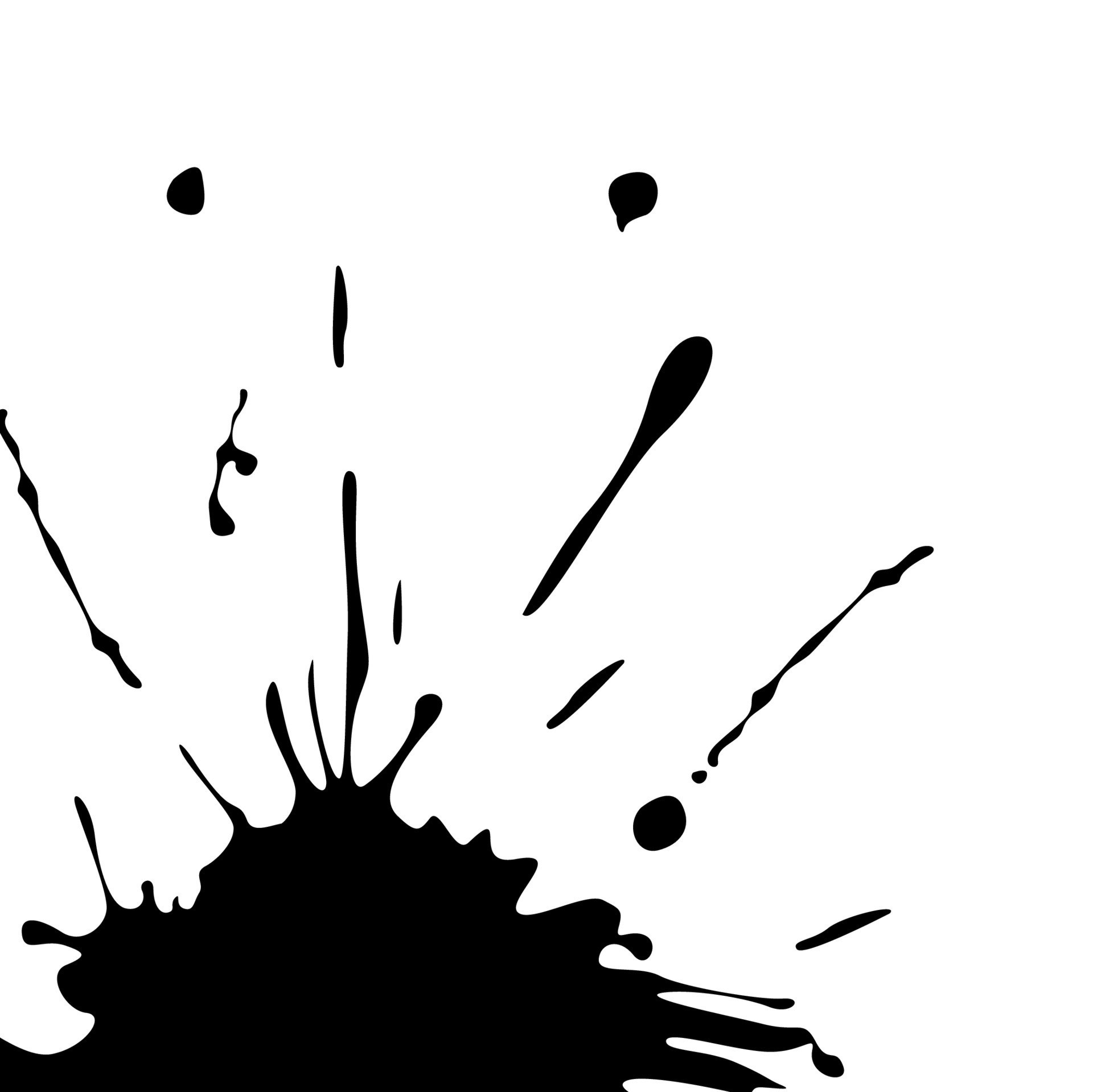 paint spray. paint splash. Ink drops and splashes. Blotter spots. liquid paint drip drop splash