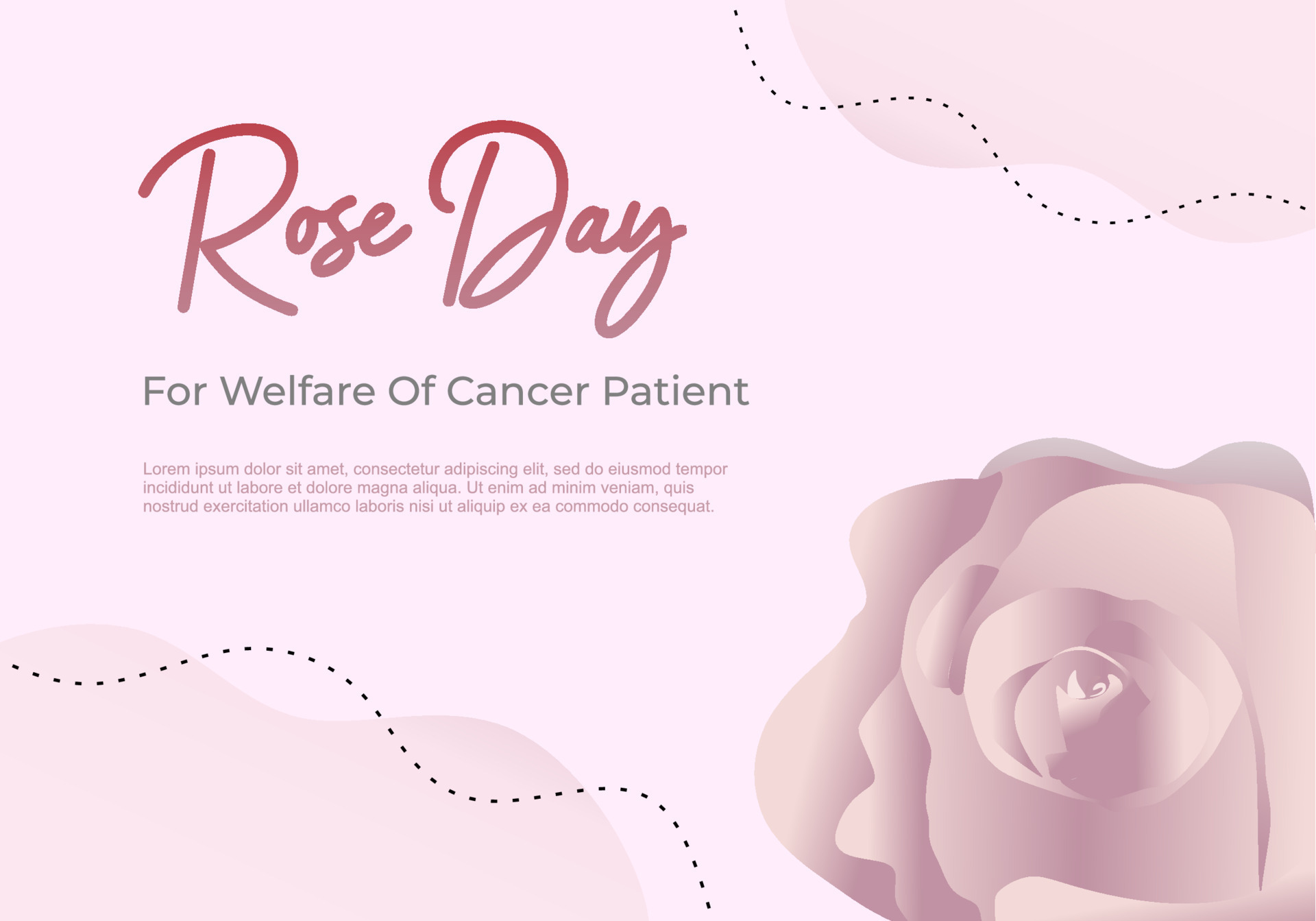 rose-day-background-for-welfare-of-cancer-patient-with-purple-flower