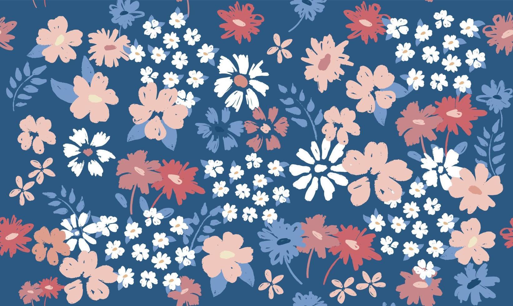 fondo floral para textil, traje de baño, papel tapiz, cubiertas de patrón, superficie, papel de regalo. vector