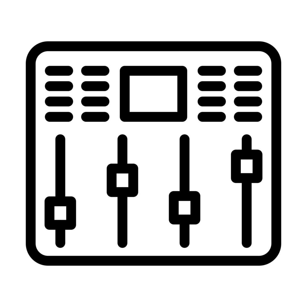 diseño de icono de faders vector