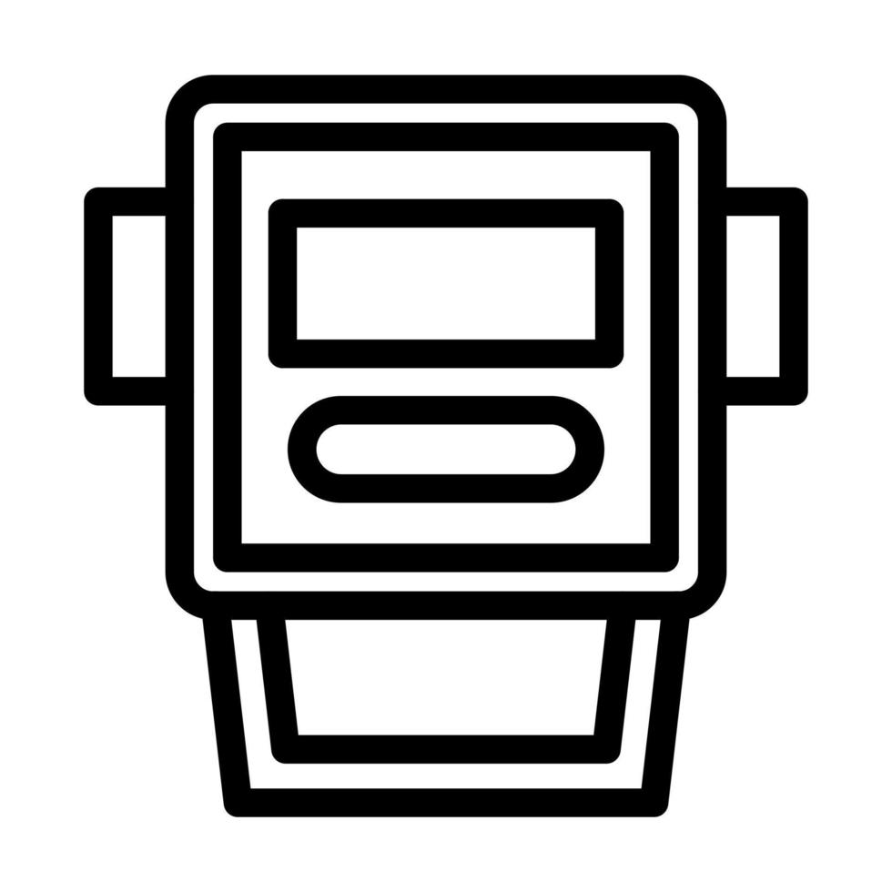 diseño de icono de medidor eléctrico vector