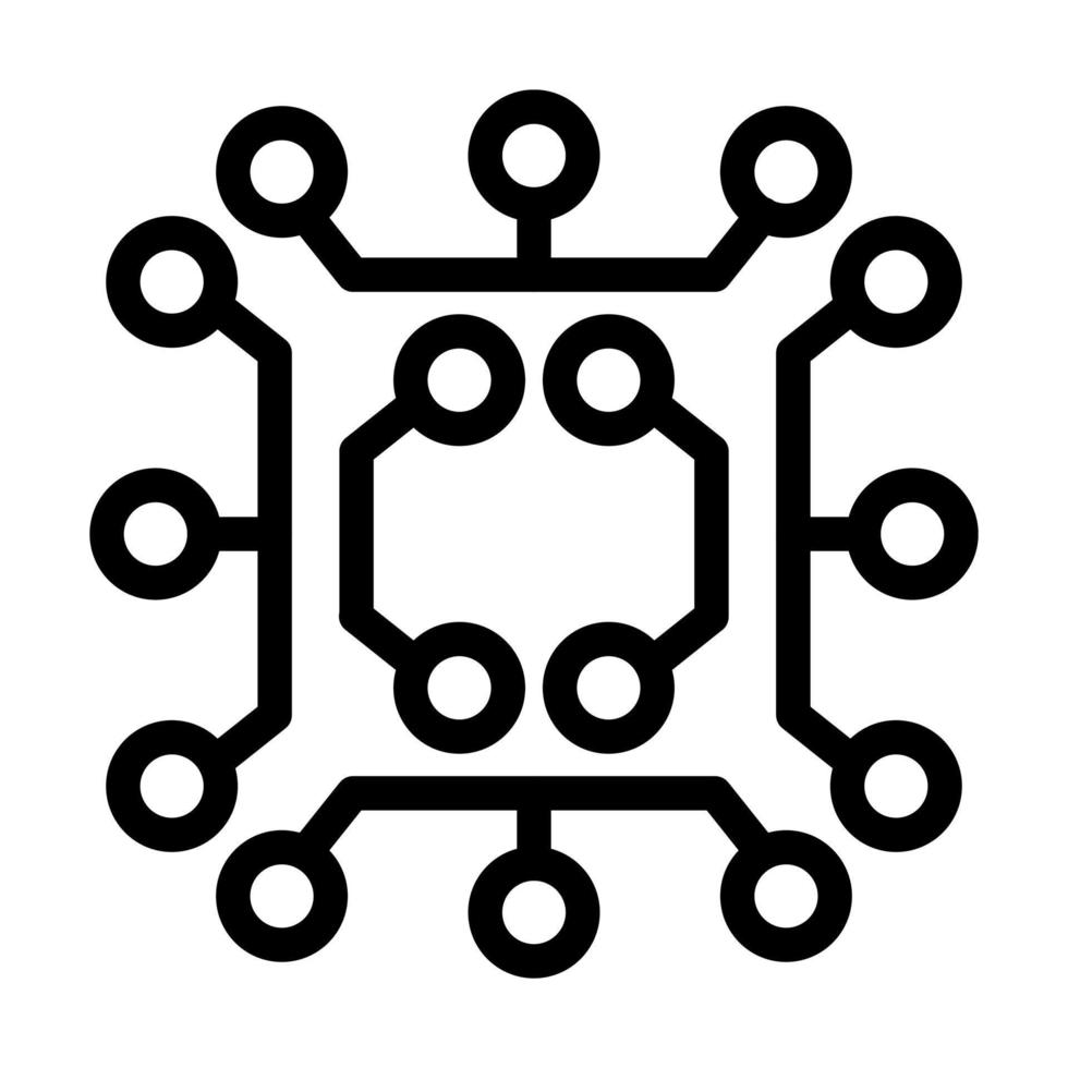 Circuit Icon Design 11415288 Vector Art at Vecteezy