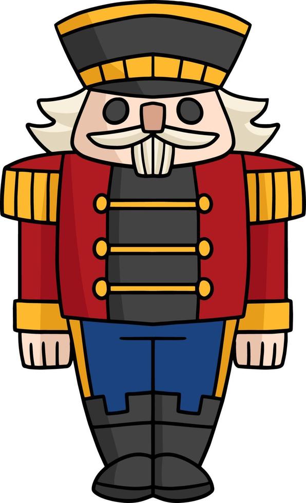 Nutcracker Cartoon Colored Clipart Illustration vector