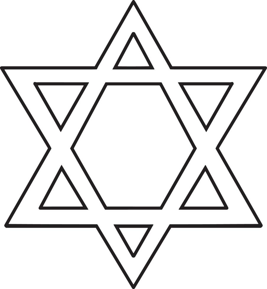 Hanukkah Star Of David Isolated Coloring Page 11415988 Vector Art At hanukkah-star-of-david-isolated-coloring-page-11415988-vector-art-at