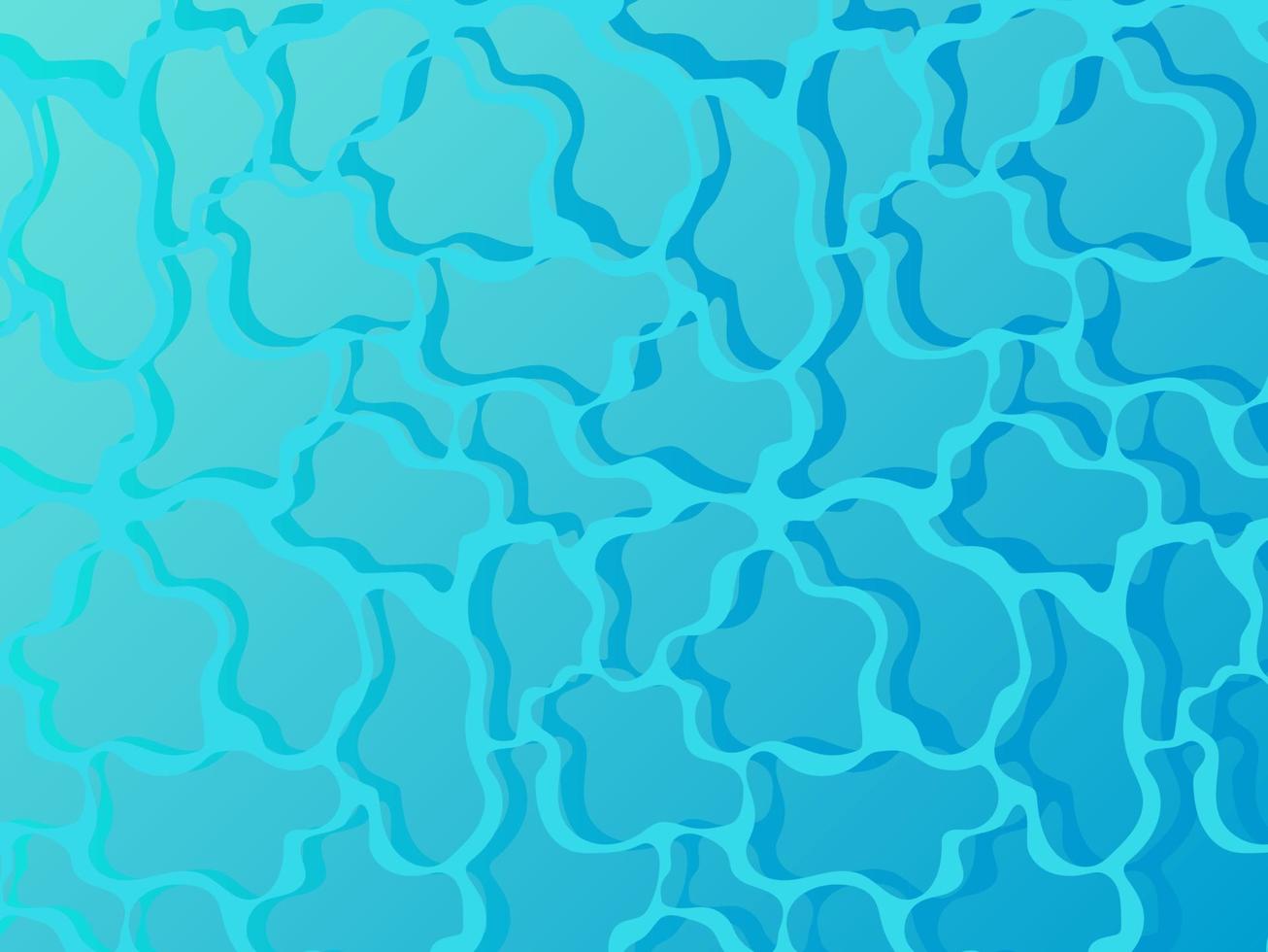 Blue Water Background. Seamless blue ripples pattern. Vector illustration.