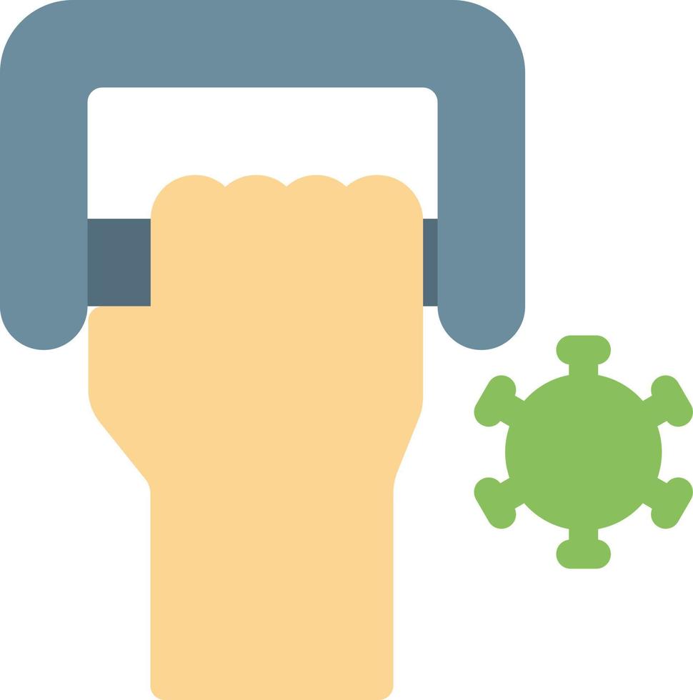 handle germs vector illustration on a background.Premium quality symbols.vector icons for concept and graphic design.