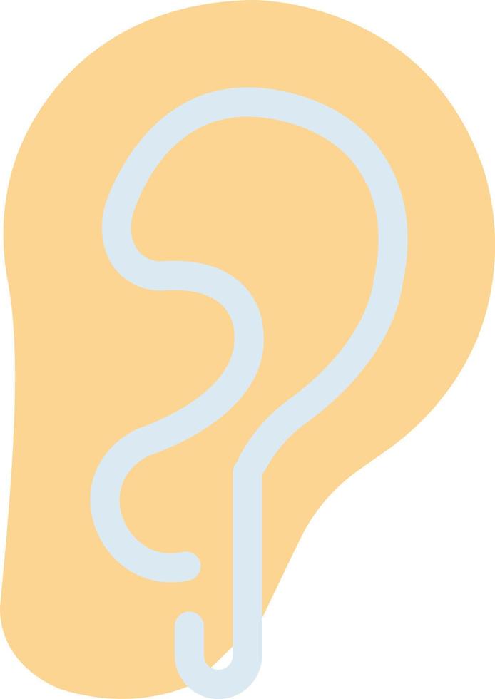 ear vector illustration on a background.Premium quality symbols.vector icons for concept and graphic design.