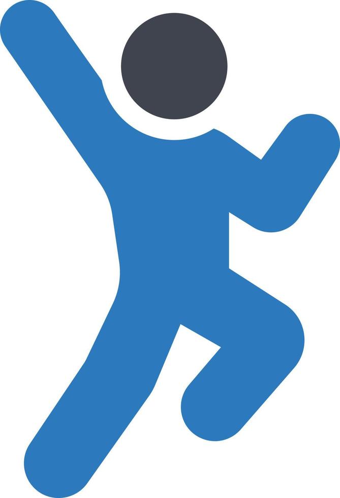 jumping vector illustration on a background.Premium quality symbols.vector icons for concept and graphic design.